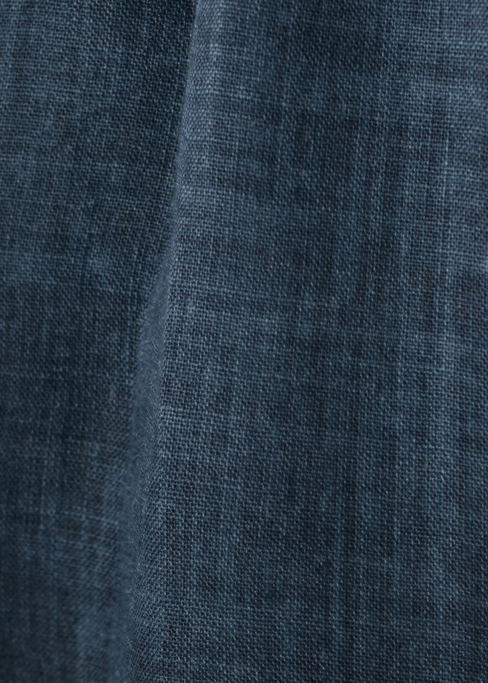 Pantalon 100 % ramie avec effet overdyed - Détail de l'article 0, Bleu encre. Ref: 27063320-00.