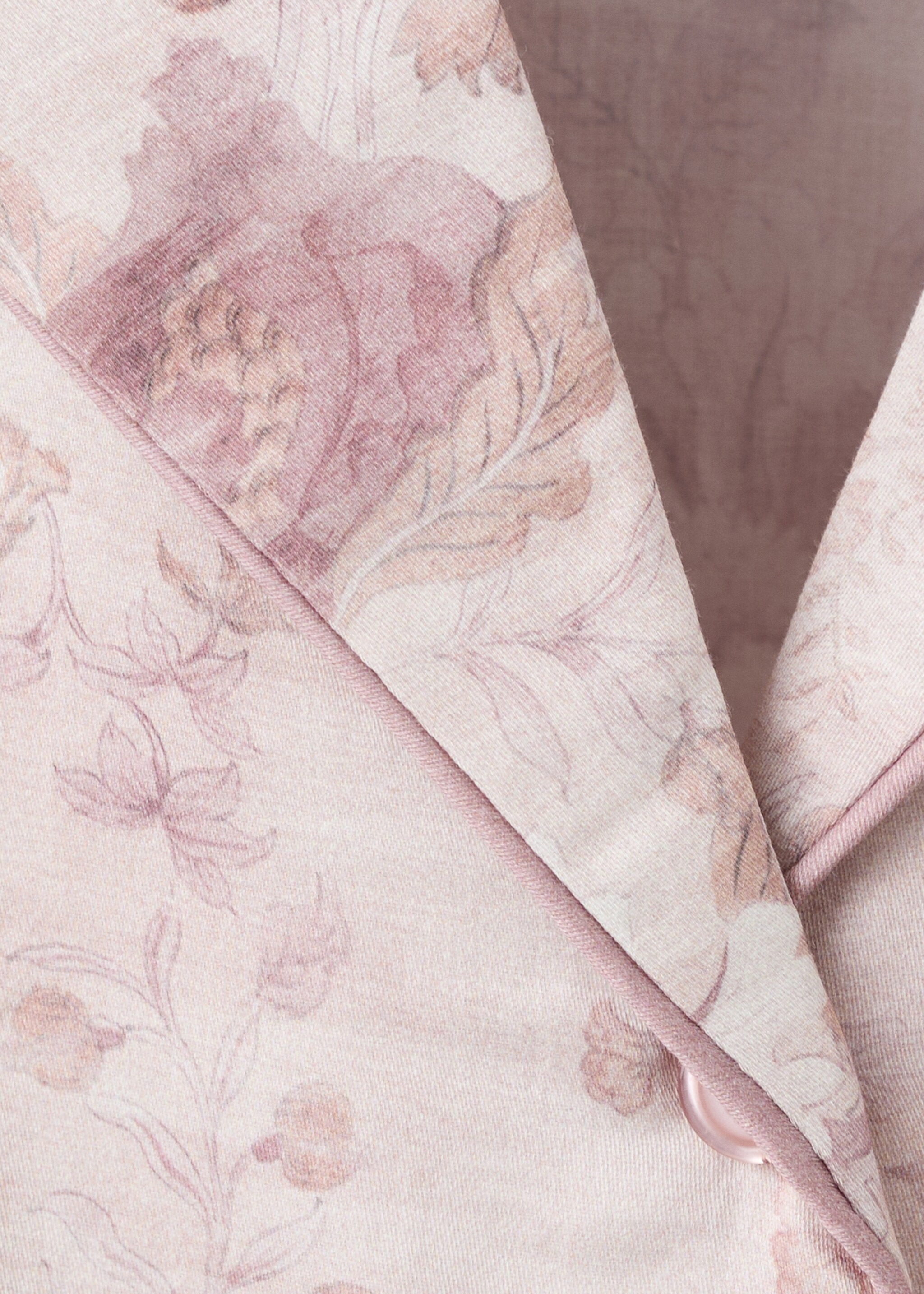 قميص بيجامة مطبوع مع بايبينج - تفاصيل المنتج 8, وردي. Ref: 27063321-00.