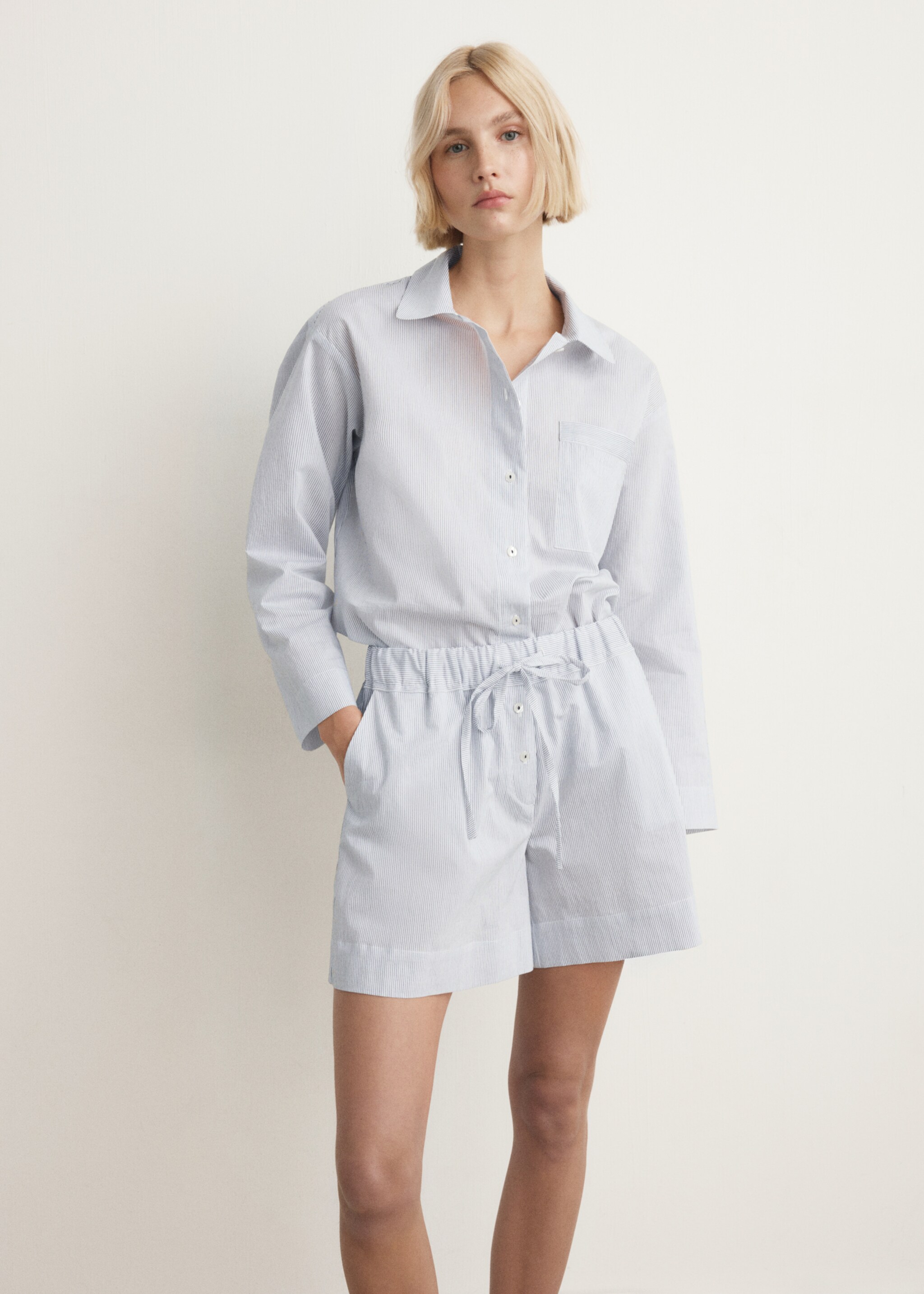 Pyjama shorts ilembre - Λεπτομέρεια του προϊόντος 2, Λευκό. Ref: 27063322-00.