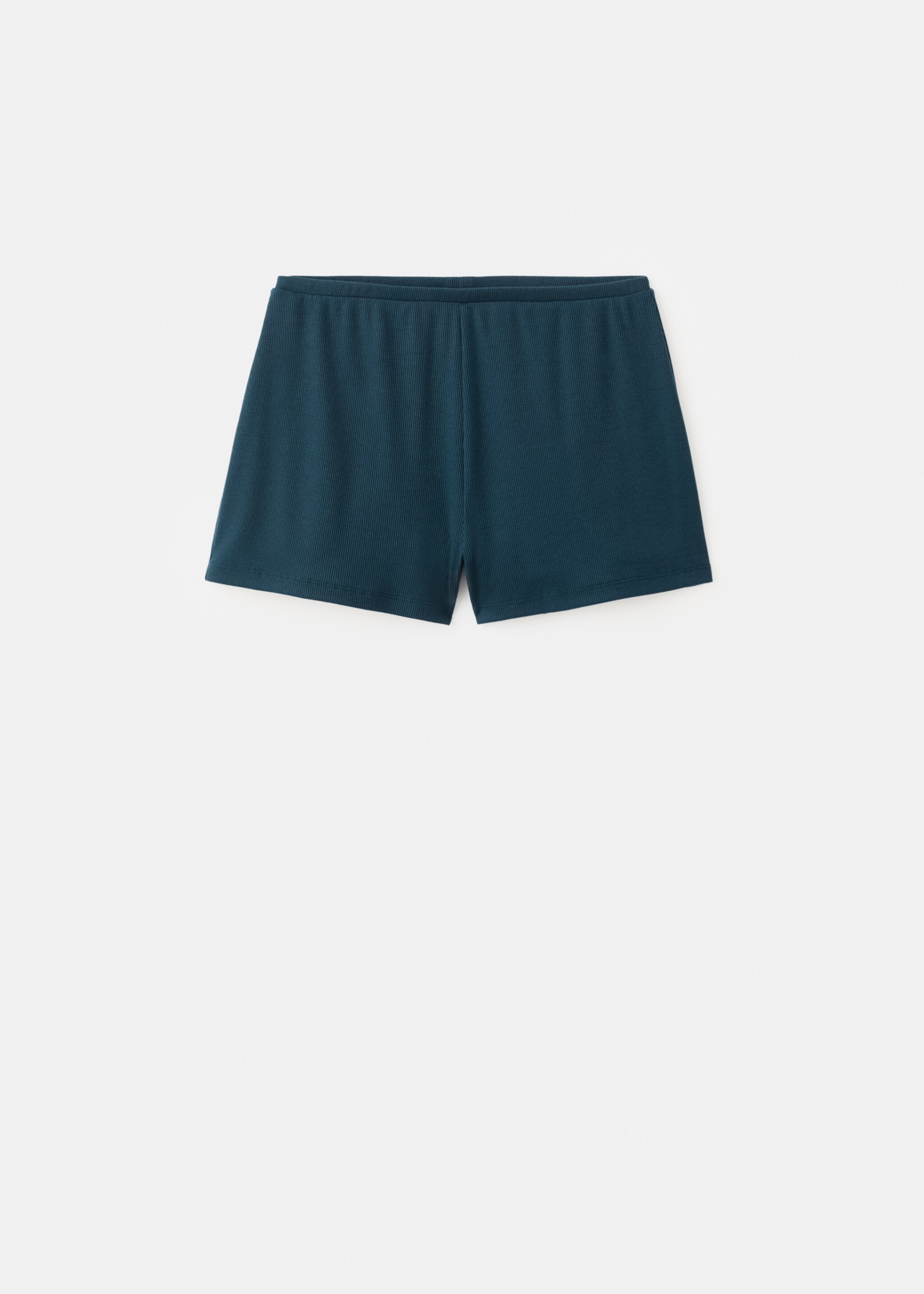 Soft-textured pyjama shorts - Article without model, Navy. Ref: 27063326-00.