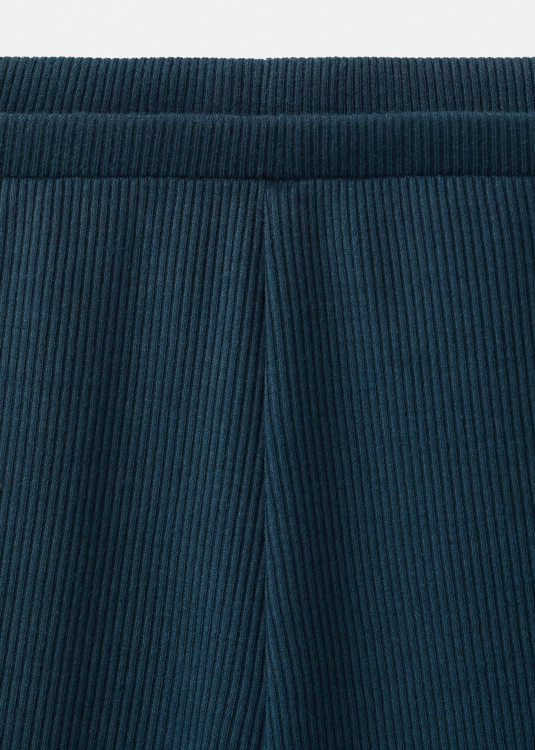 Soft-textured pyjama shorts - Details of the article 8, Navy. Ref: 27063326-00.