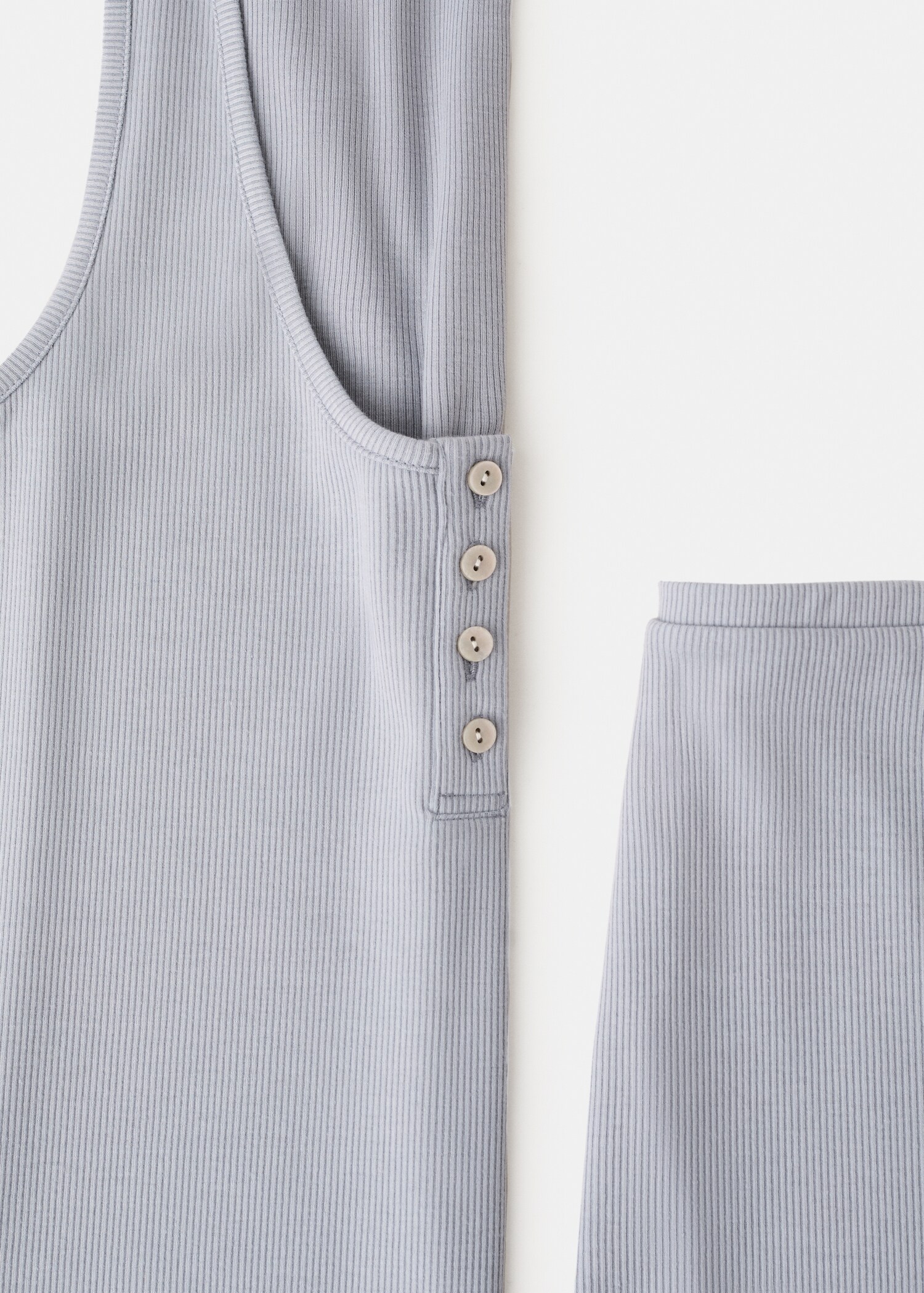 Soft-textured pyjama shorts - Details of the article 0