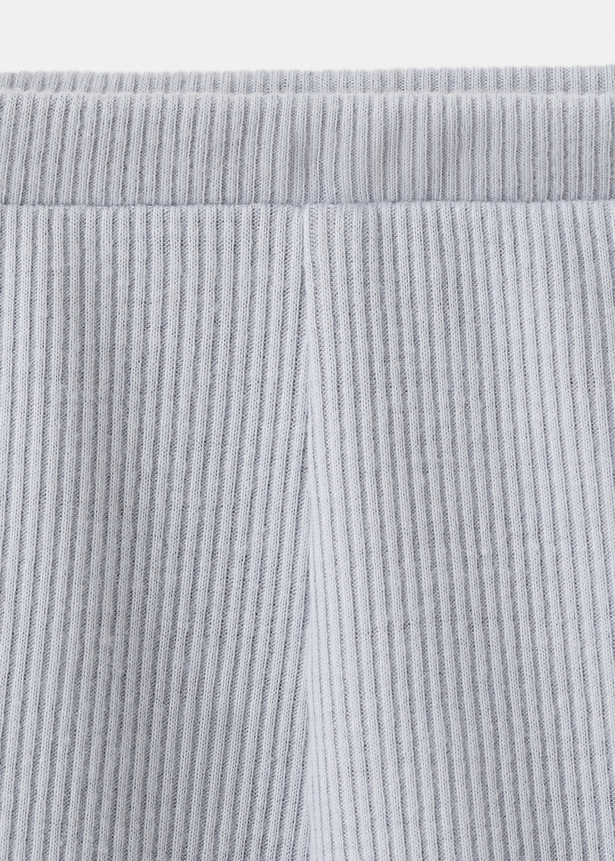 Soft-textured pyjama shorts - Details of the article 8, Grey. Ref: 27063326-00.