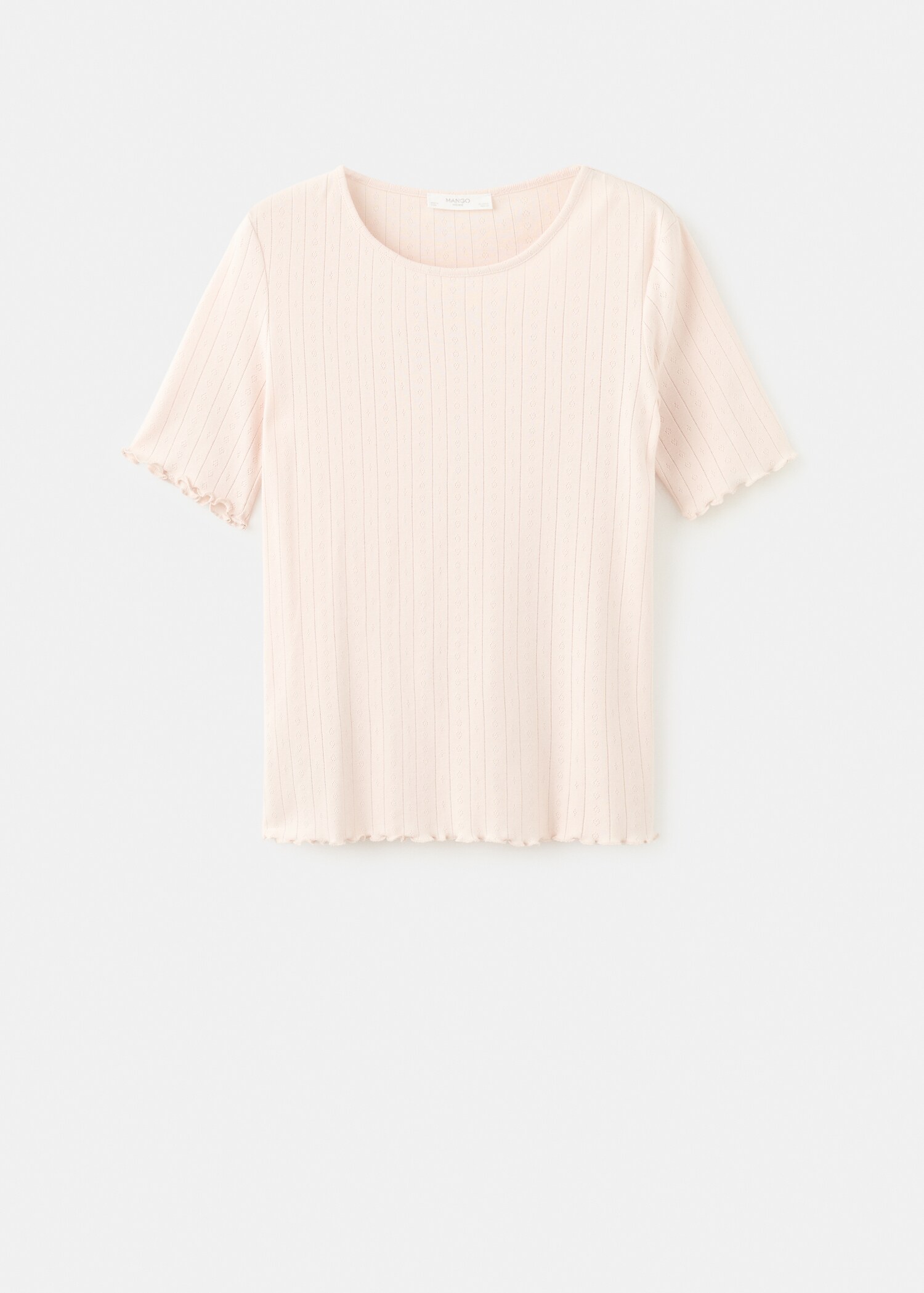 Distressed cotton t-shirt - Article without model