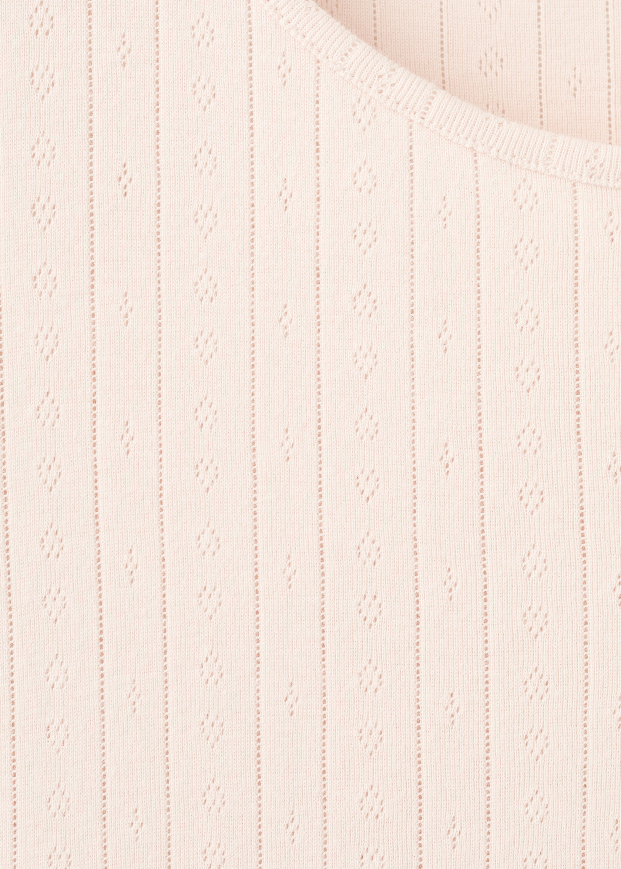 Distressed cotton t-shirt - Details of the article 0, Pink. Ref: 27063328-00.