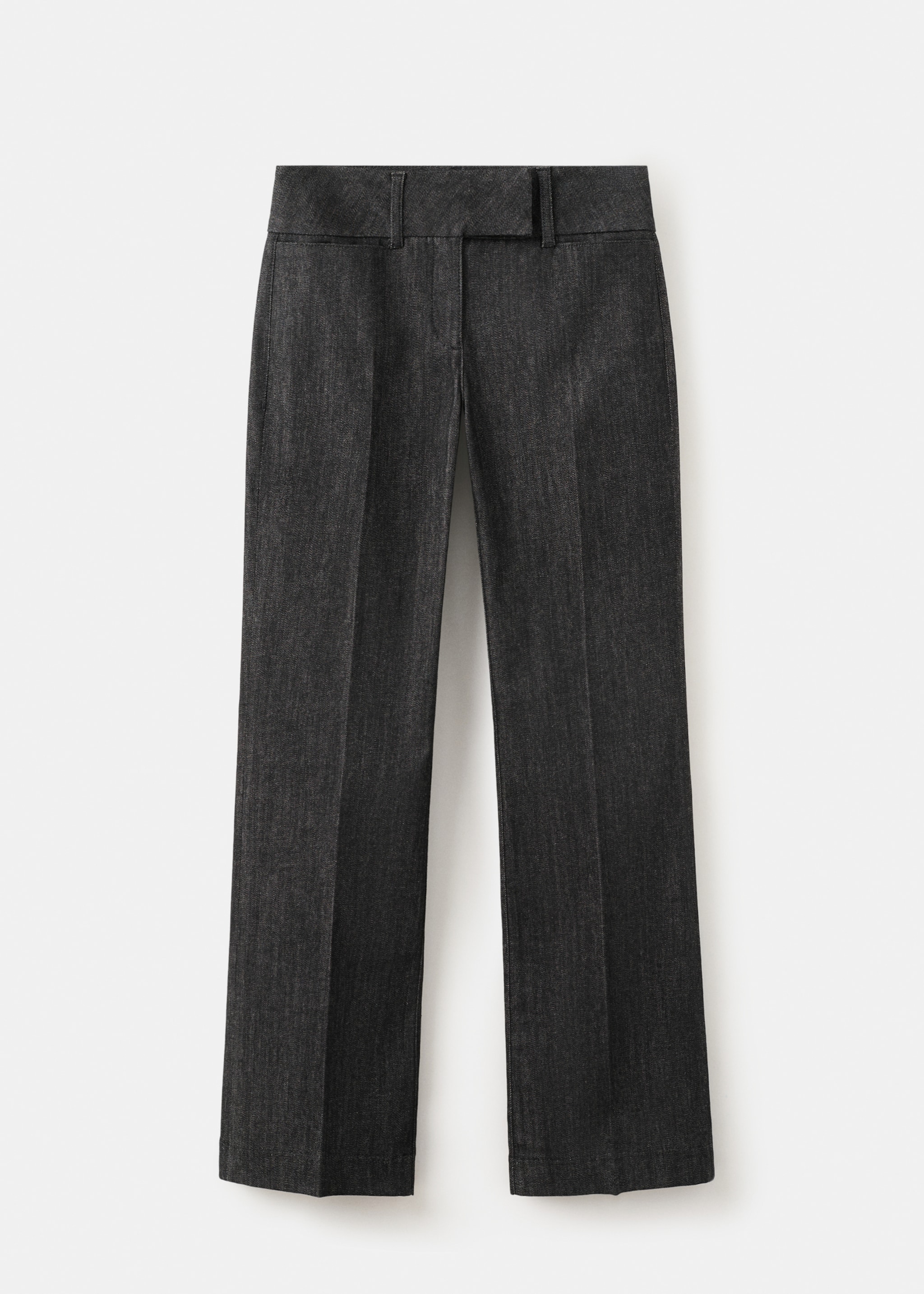 Mid-rise flared jeans - Article without model, Black. Ref: 27063329-00.