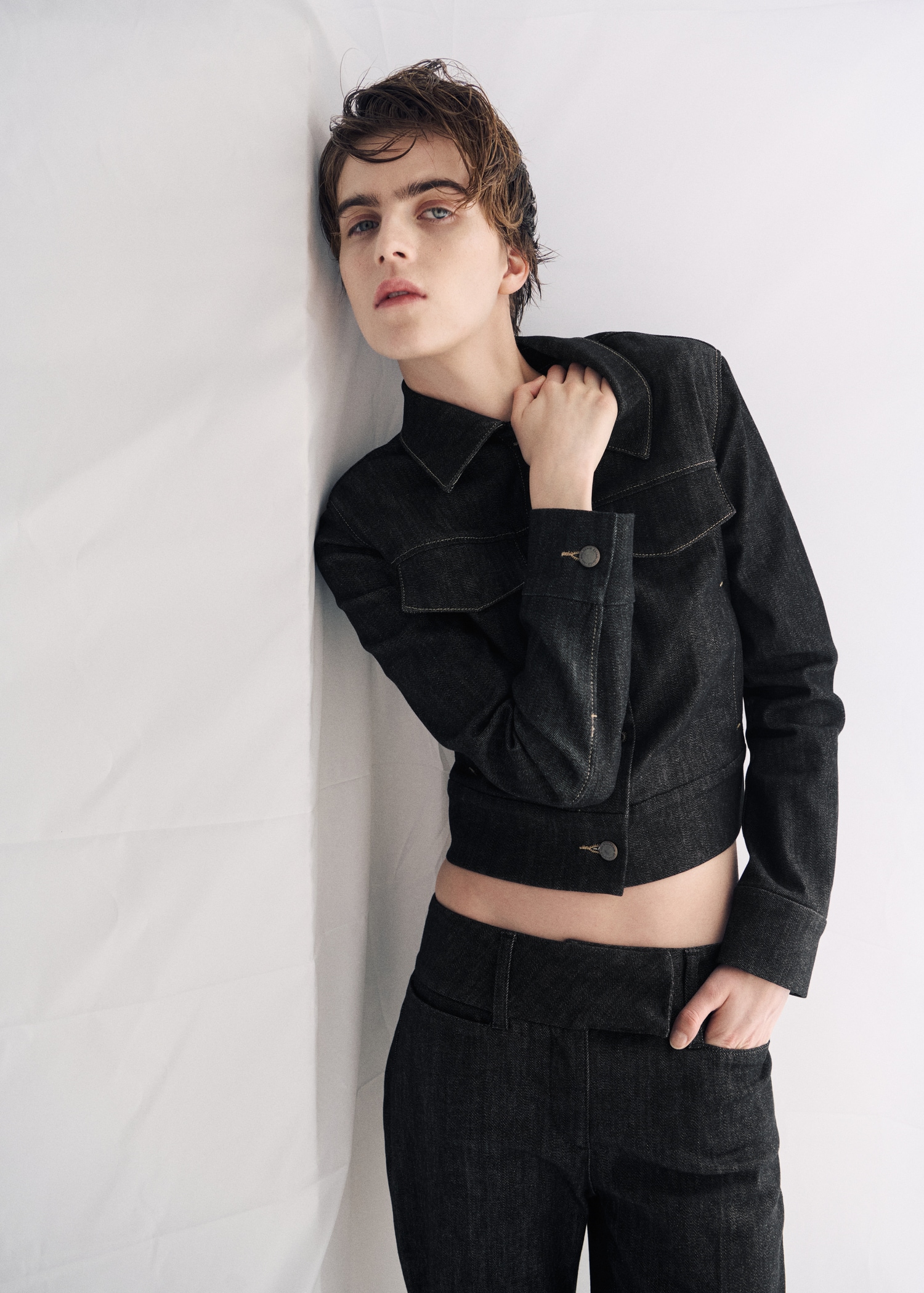 Jean flare taille mi-haute - Détail de l'article 1