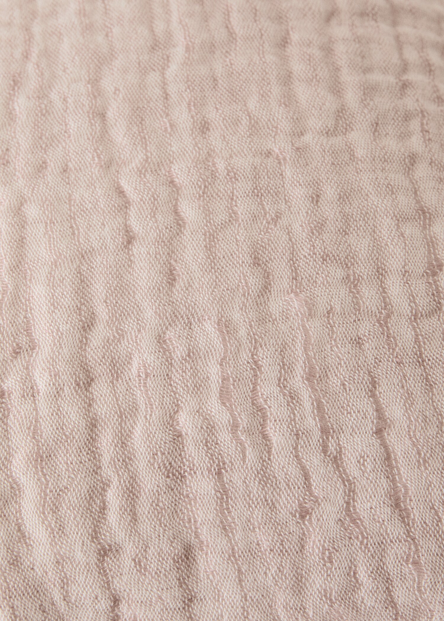 Κάλυμμα μαξιλαριού κρεβατιού από λινό και βαμβάκι με βαμμένα νήματα 50X50 εκ. - Λεπτομέρεια του προϊόντος 3