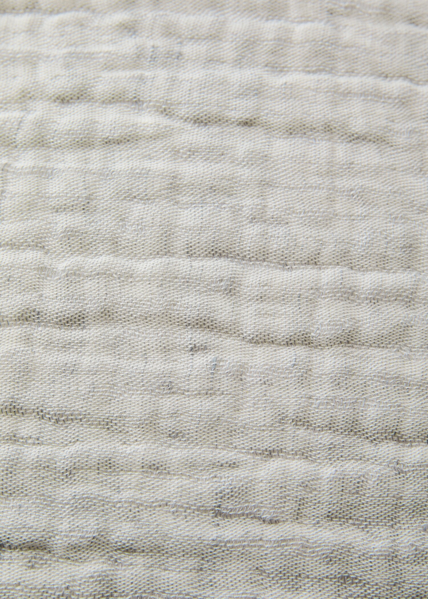 Κάλυμμα μαξιλαριού κρεβατιού από λινό και βαμβάκι με βαμμένα νήματα 50X50 εκ. - Λεπτομέρεια του προϊόντος 3