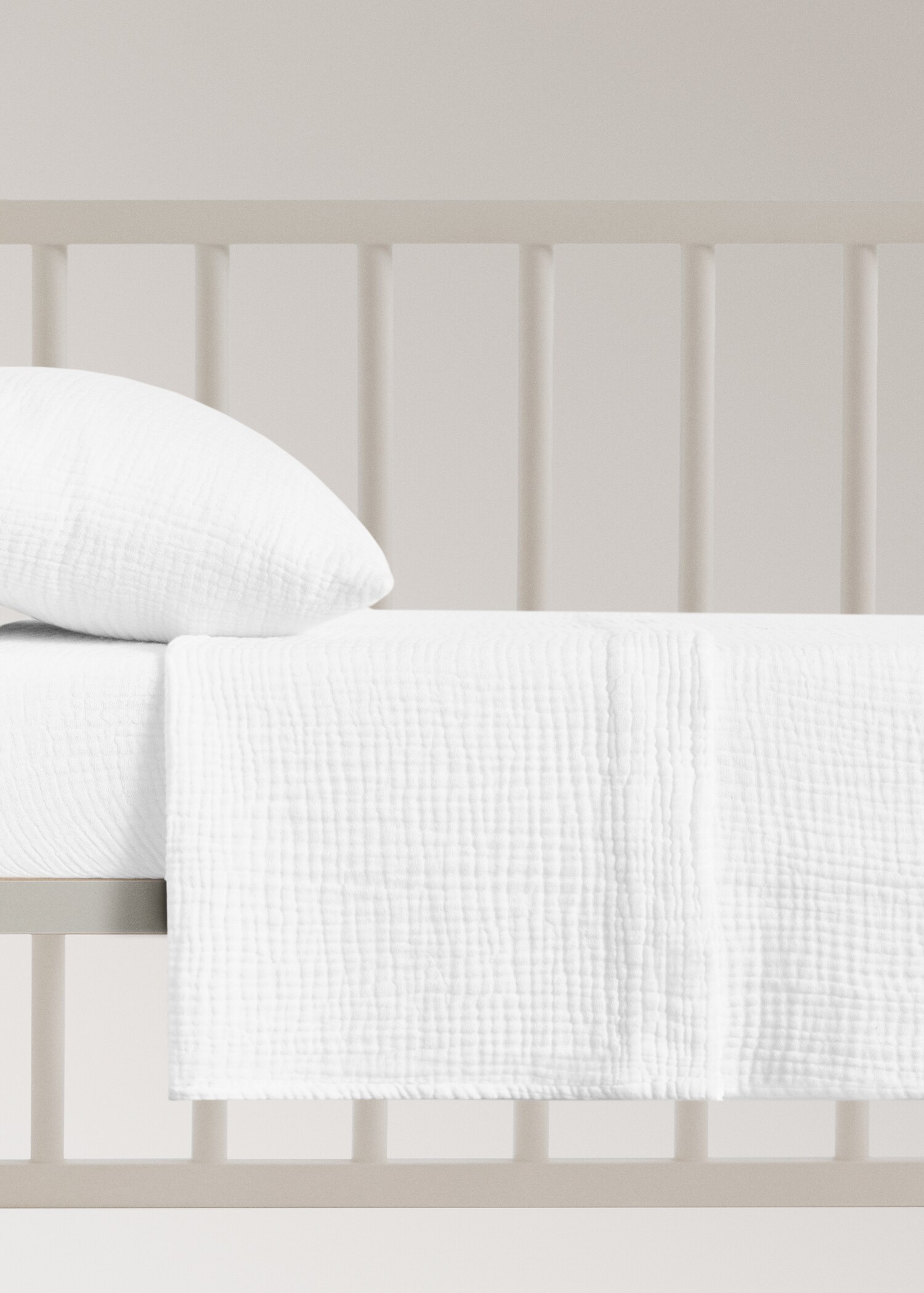 Drap plat berceau tissu gaze - Article sans modèle