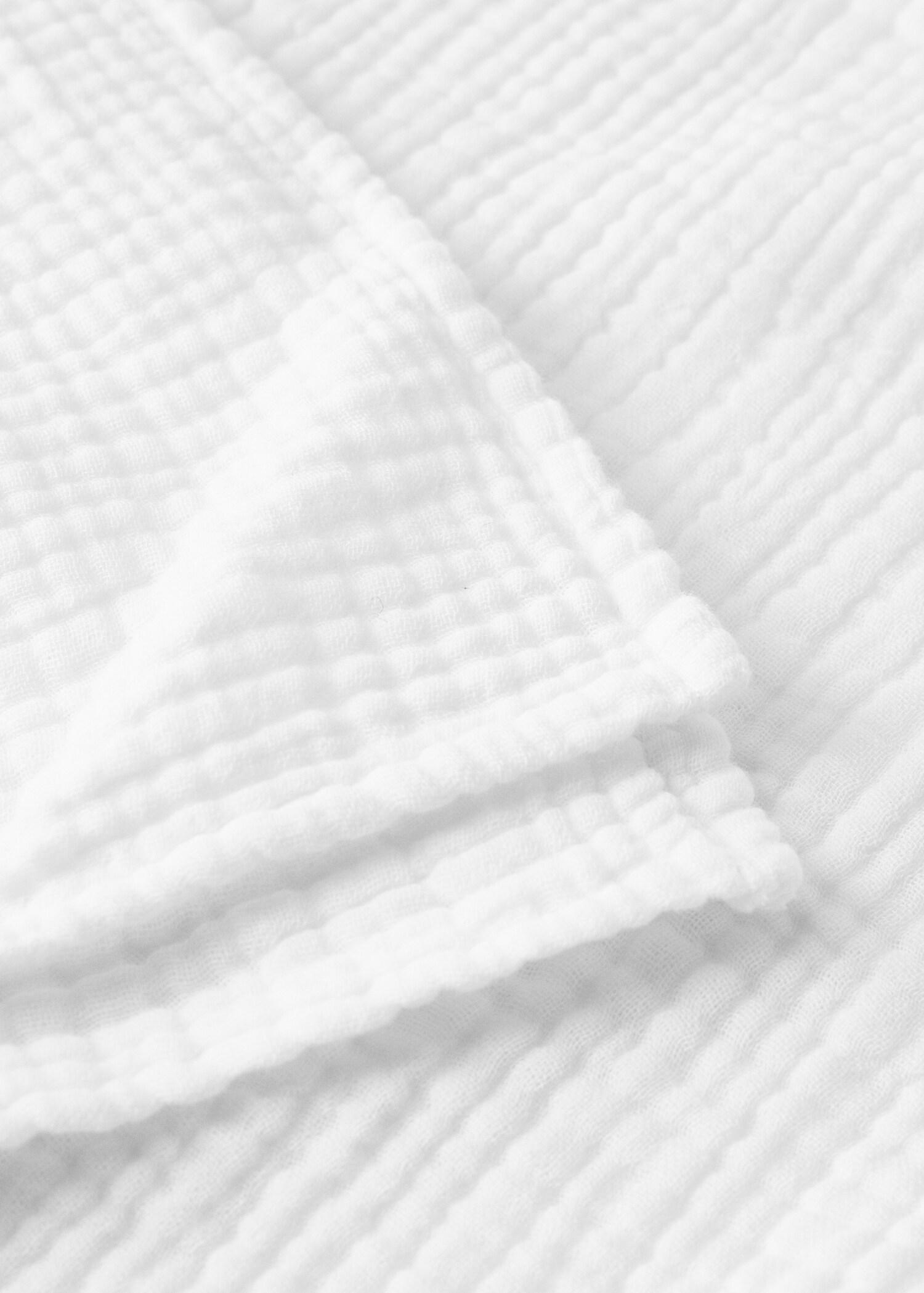 Drap plat berceau tissu gaze - Détail de l'article 2