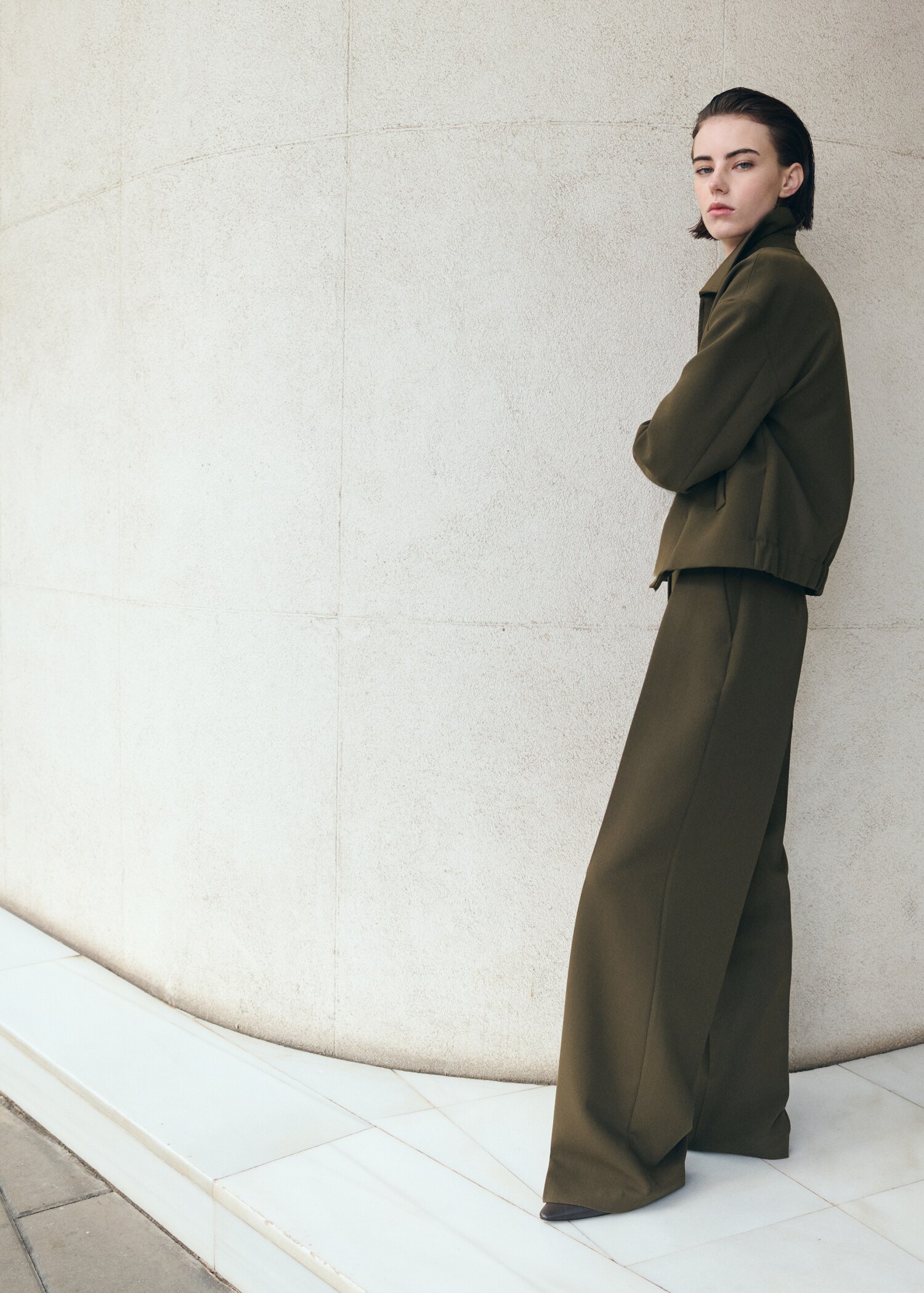 Pantalon droit avec ceinture - Détail de l'article 2