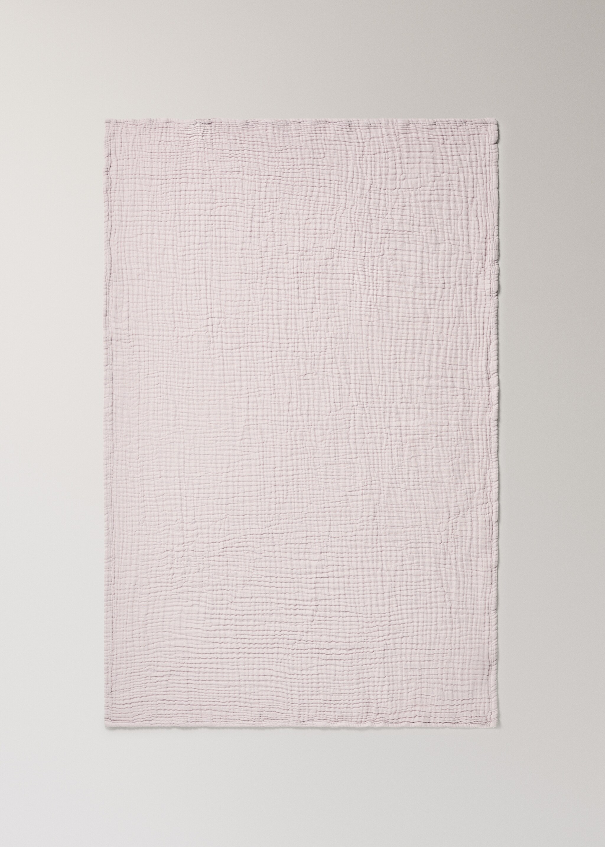 Kinderdecke aus Baumwollgaze, garment-dyed - Detail des Artikels 3, Lila. Ref: 27063338-00.