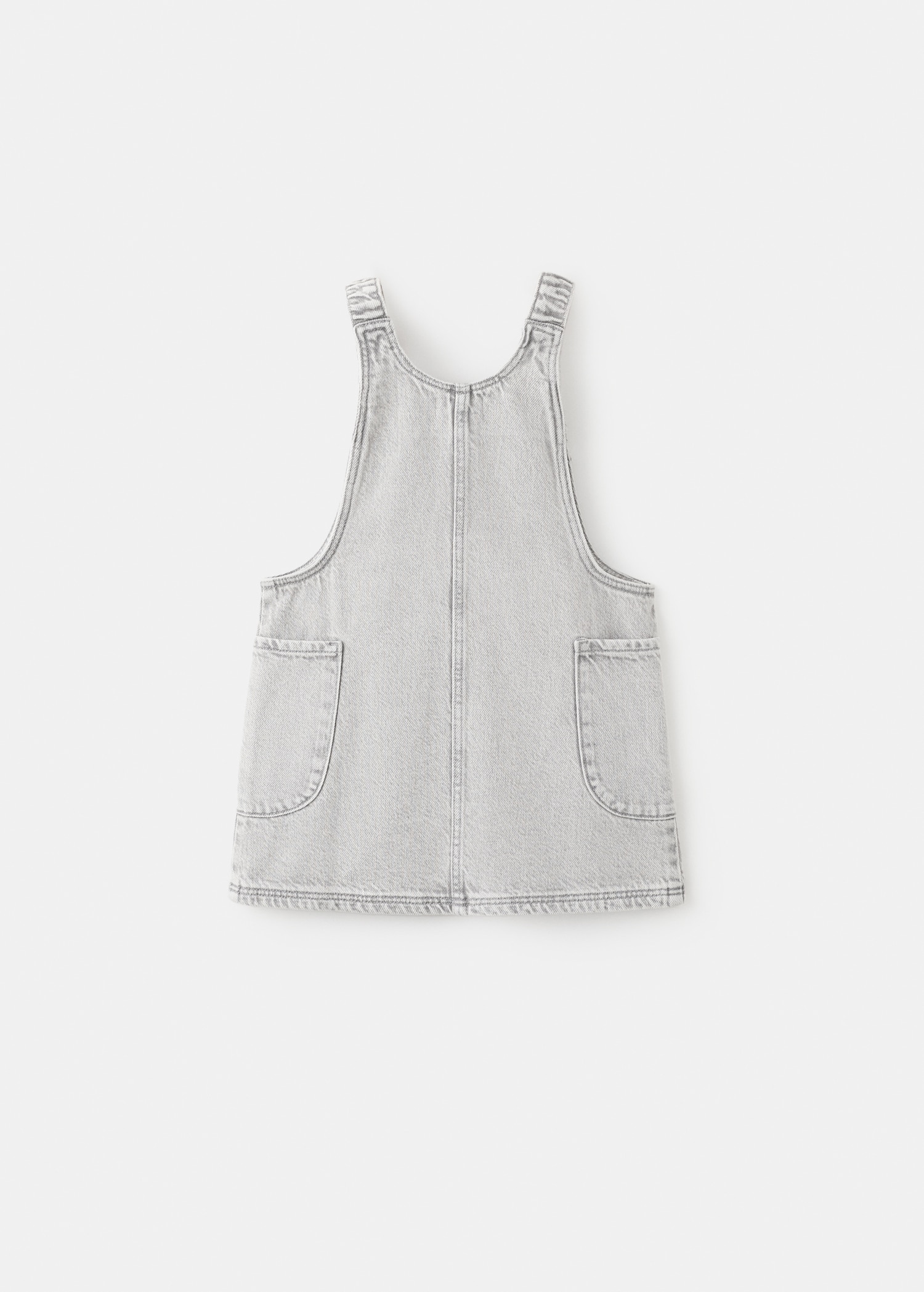 Robe chasuble denim - Verso de l’article