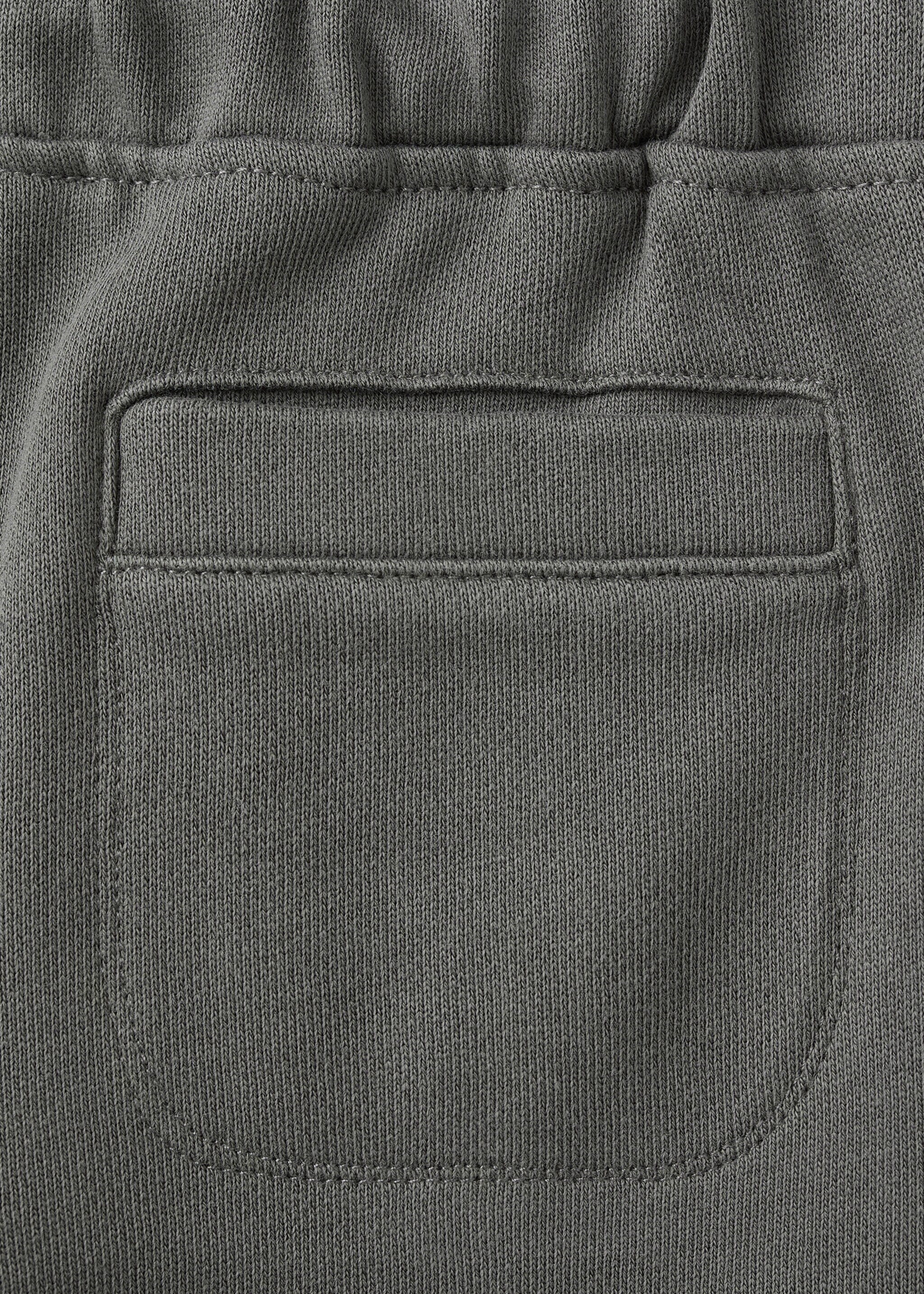Stretch cotton-blend trousers - Details of the article 0, Charcoal. Ref: 27063710-00.