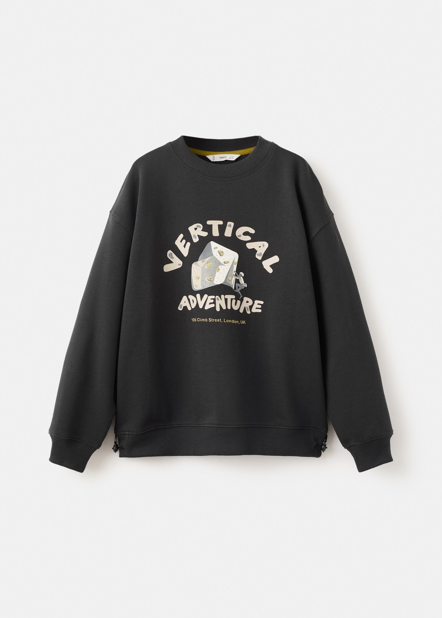 Cotton-blend printed sweatshirt - Article without model