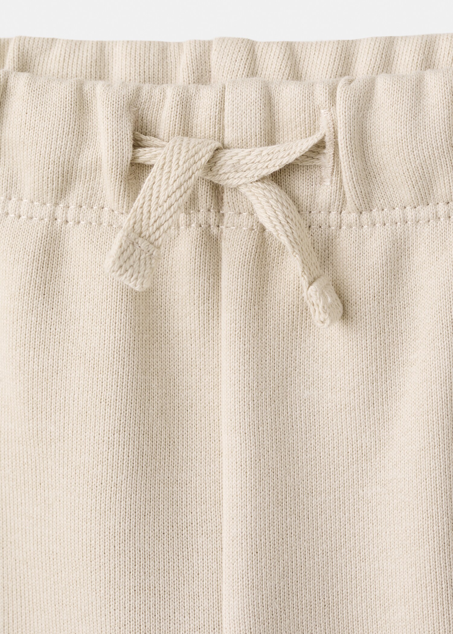 Cotton joggers embroidered detail - Details of the article 8