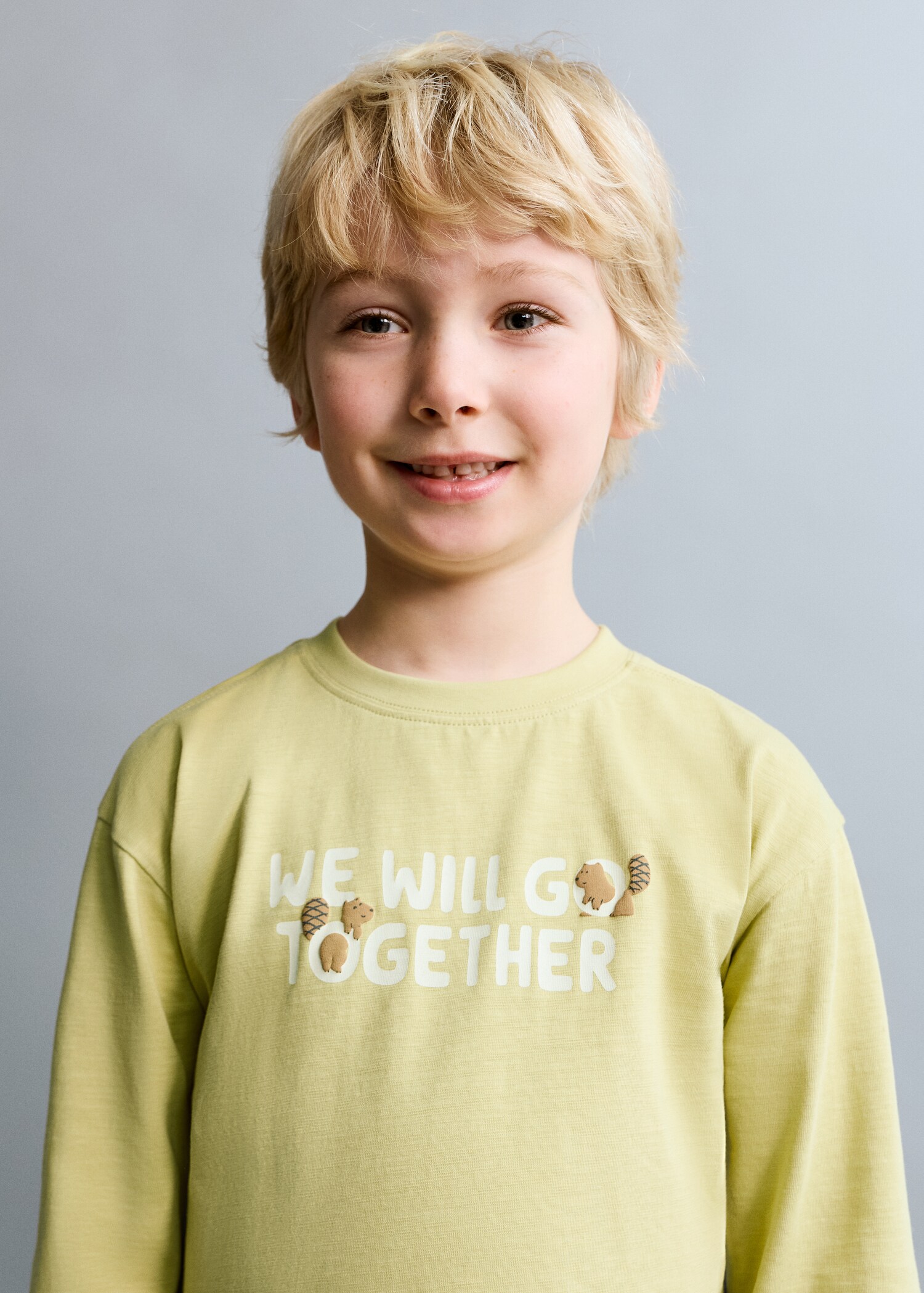 Embossed detail printed t-shirt - Medium plane