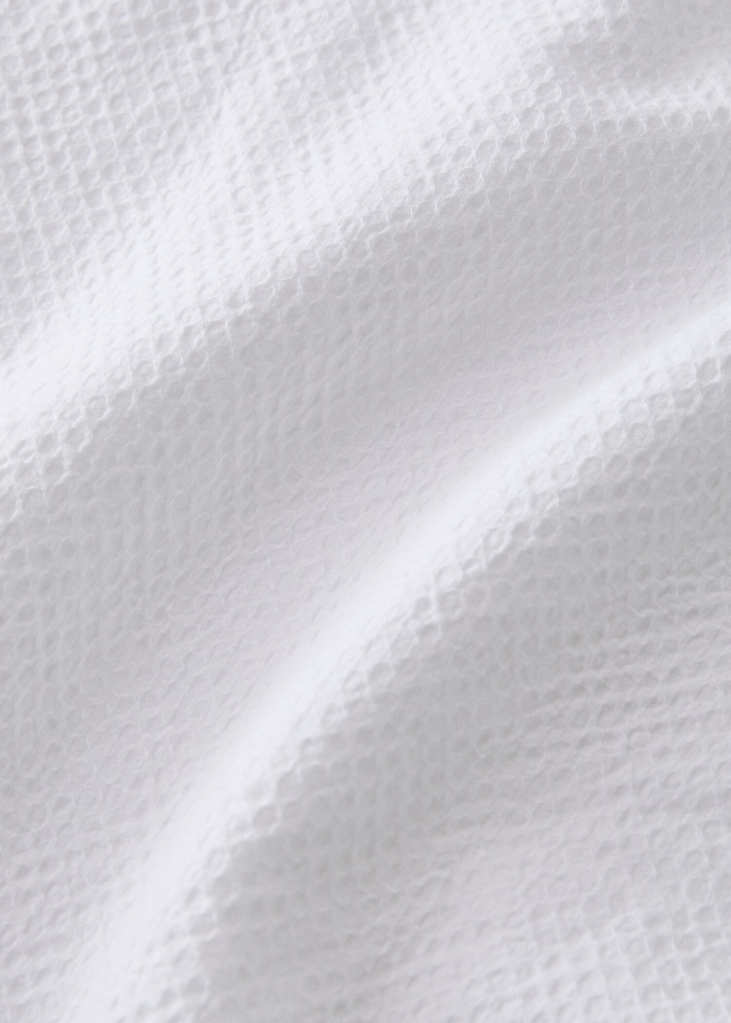 Cotton garment-dyed mini-waffle duvet cover for 150/160 cm bed - Details of the article 1