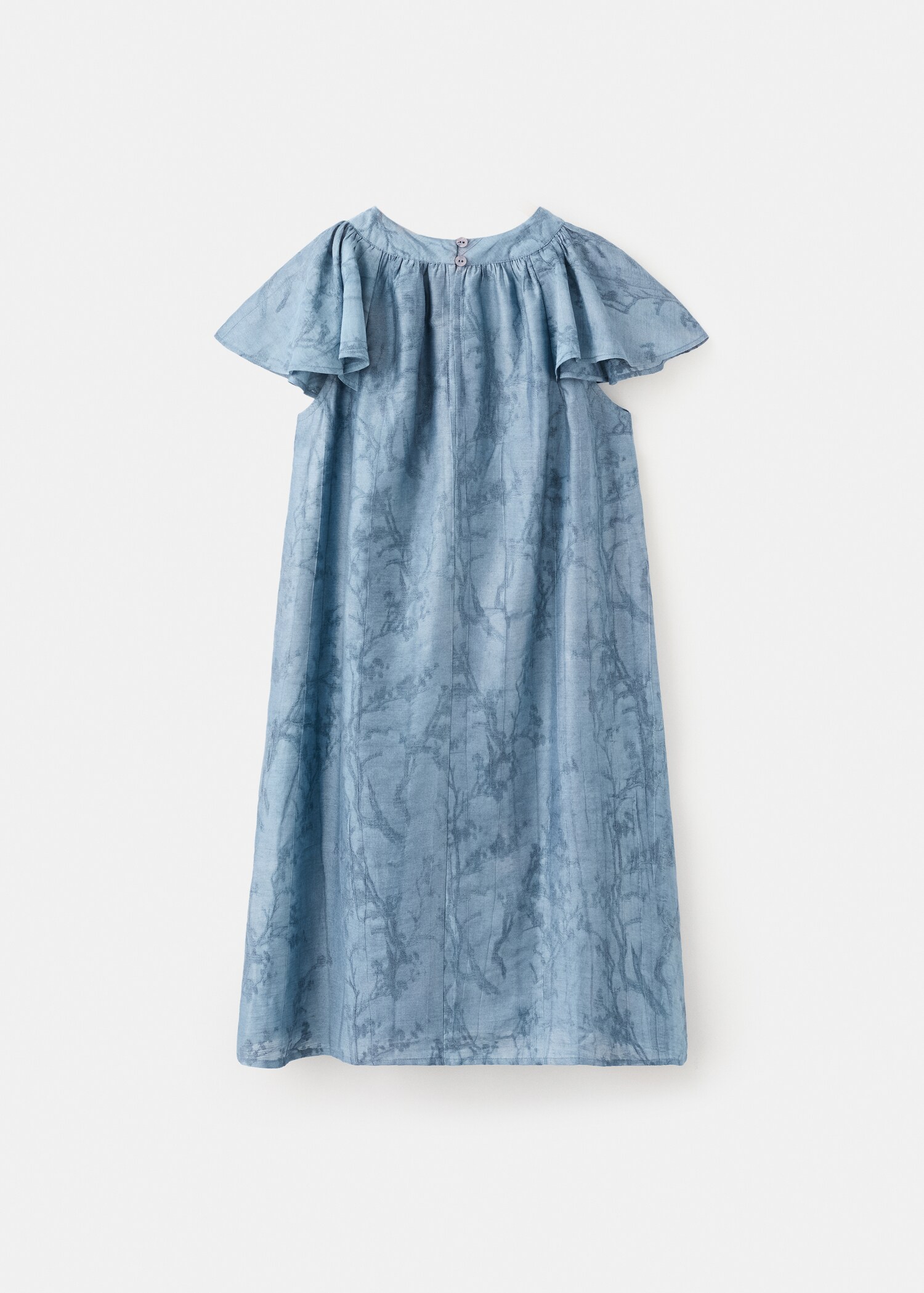 Robe brodée fleurs - Verso de l’article