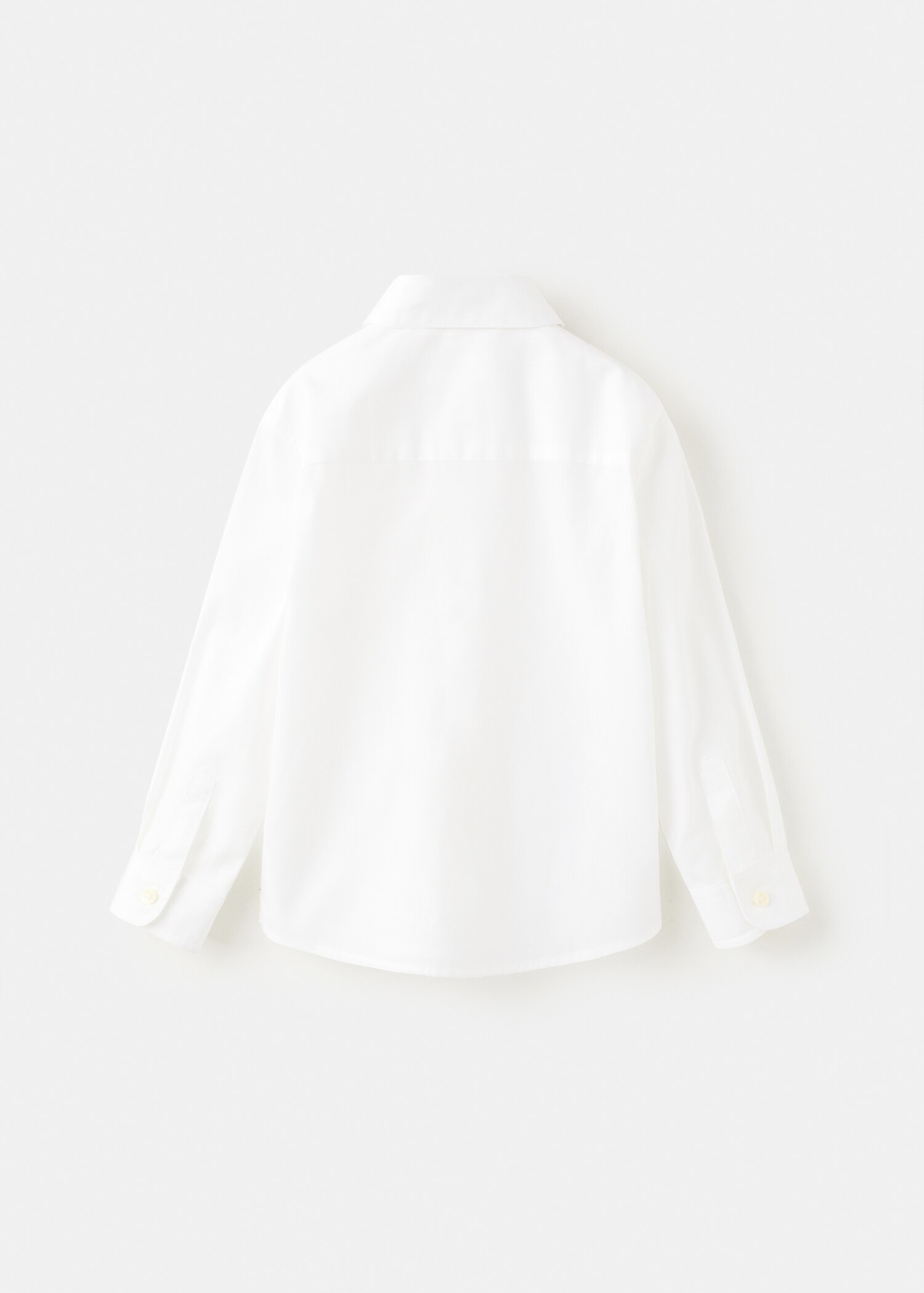 Cotton poplin shirt - Reverse of the article