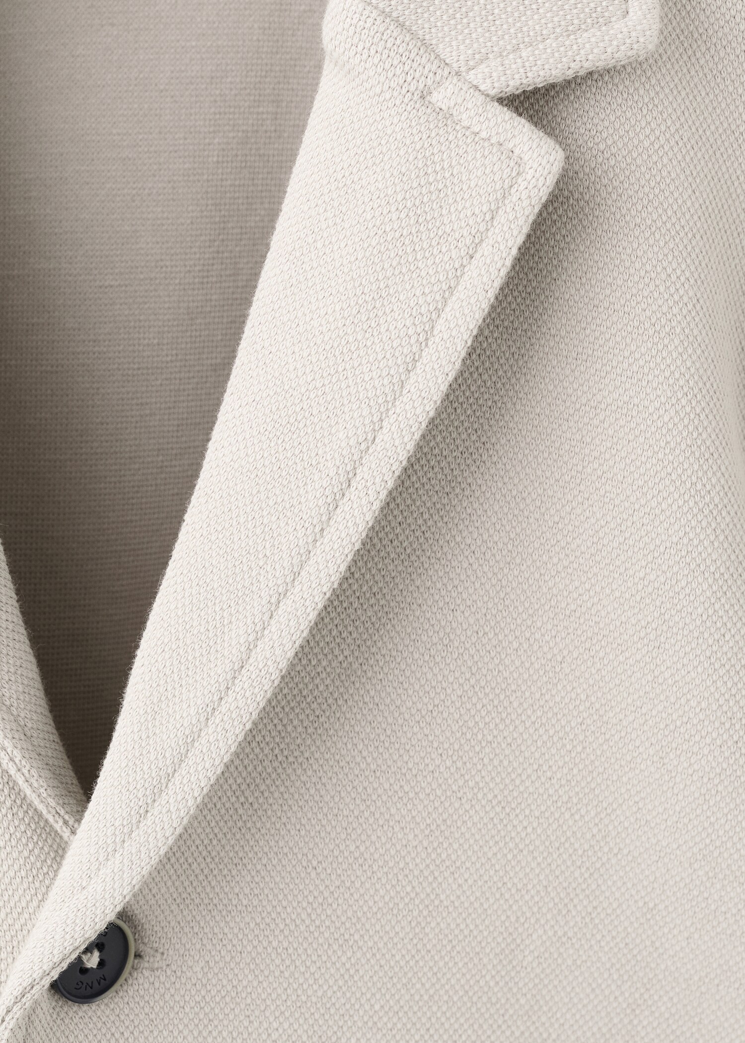 Wool cloth jacket with buttons - Details of the article 0