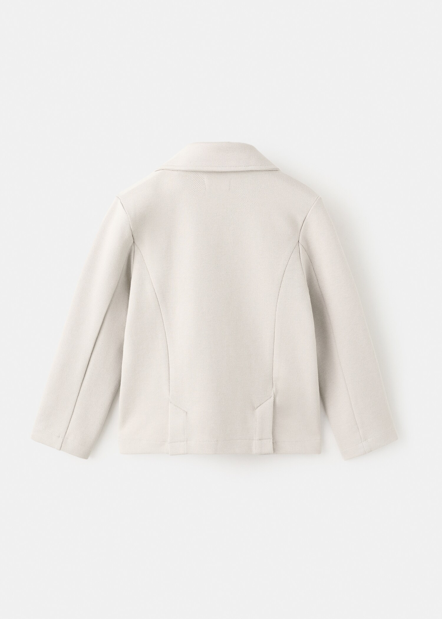 Wool cloth jacket with buttons - Reverse of the article