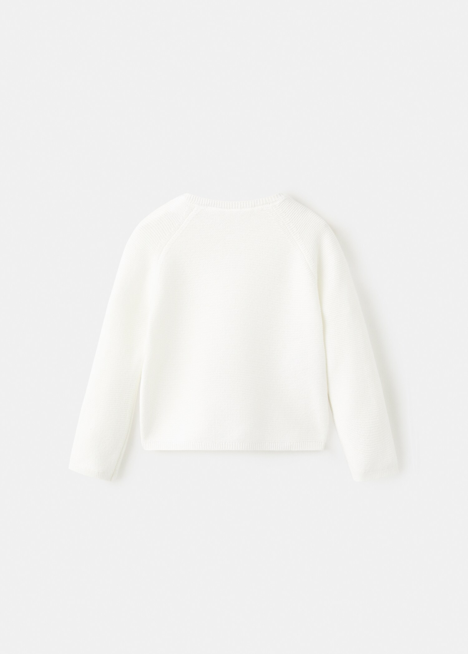 سترة محبوكة بأكمام طويلة - الجهة الخلفية للمنتج