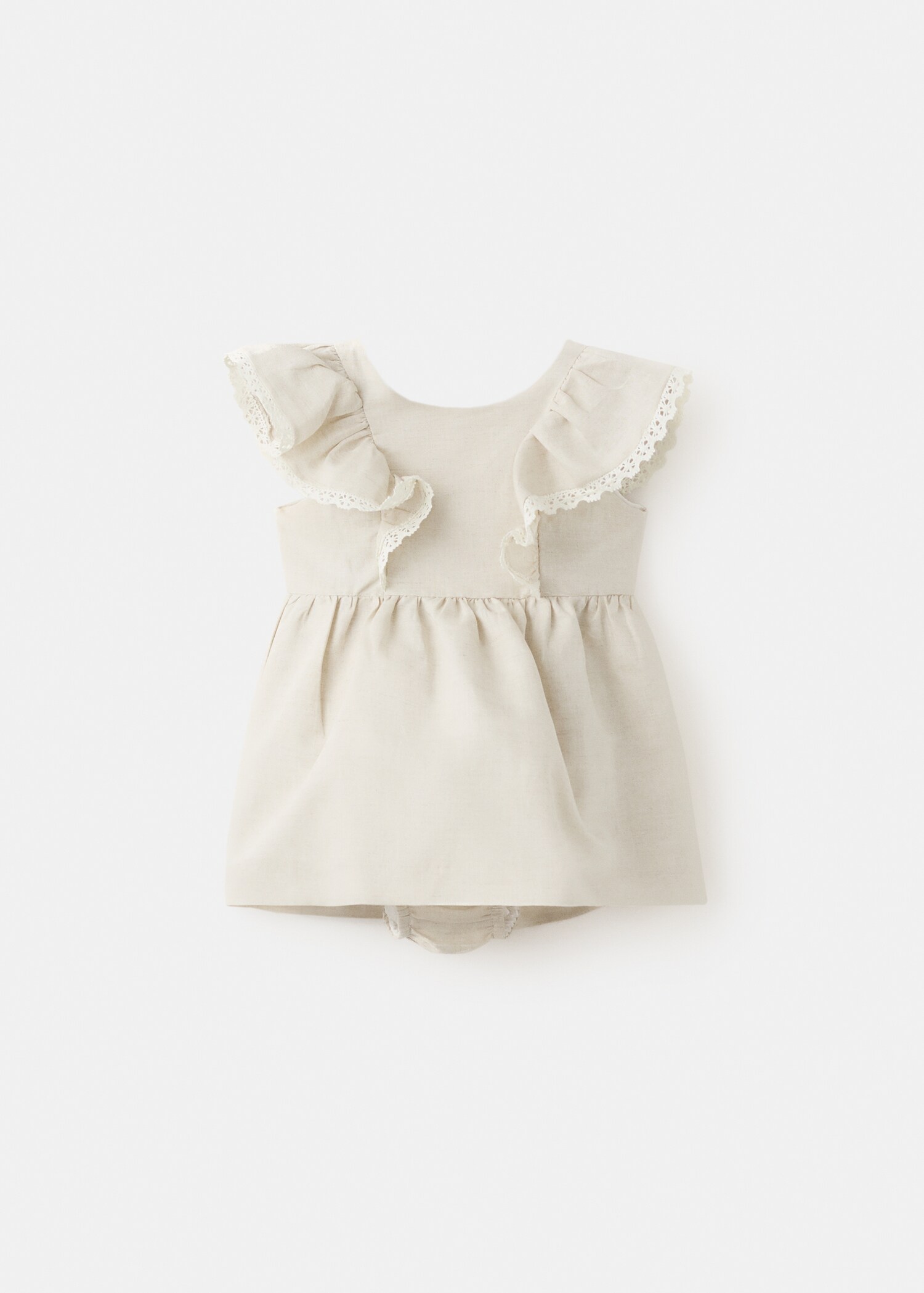 Short linen dress - Article without model