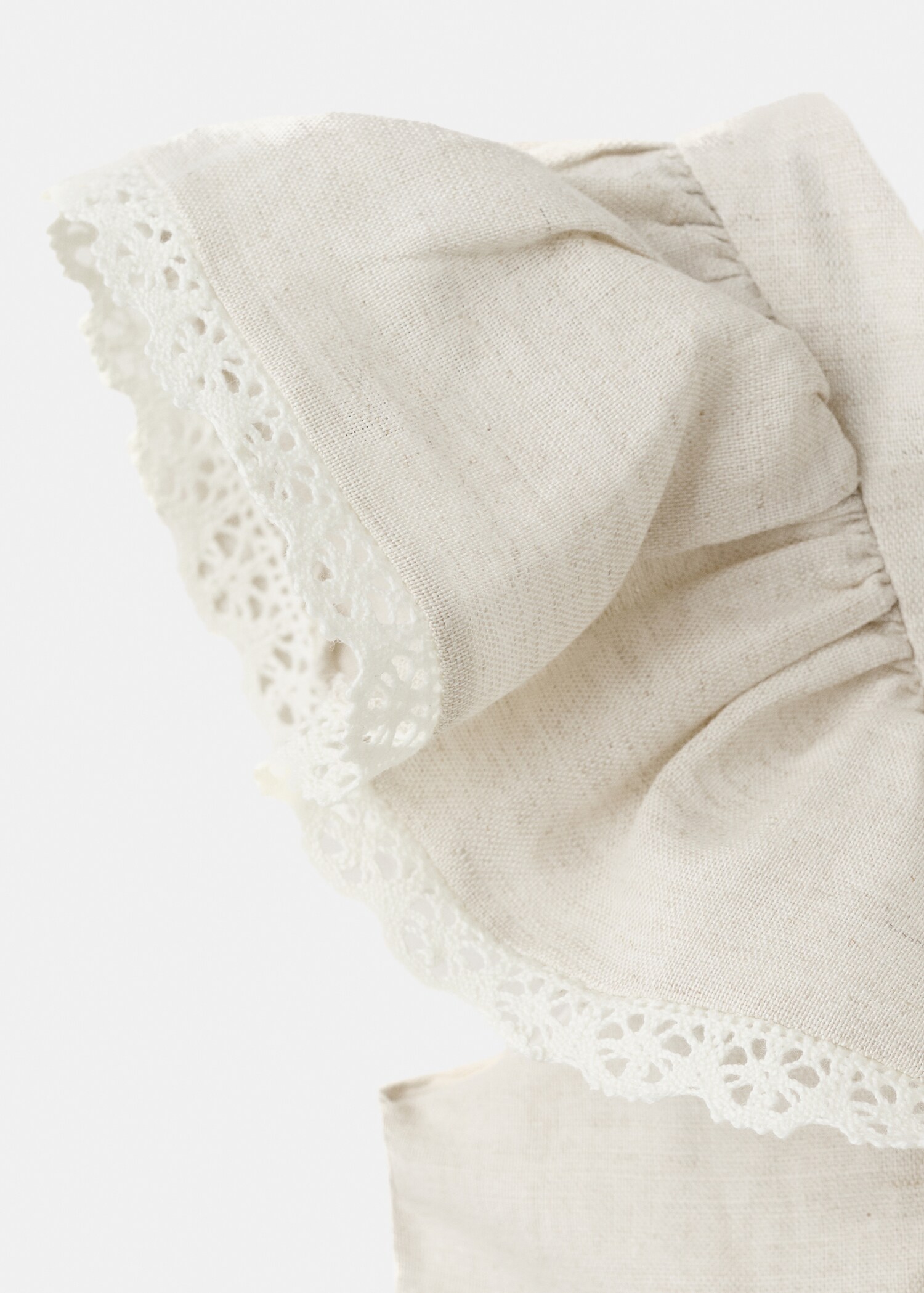 Short linen dress - Details of the article 8