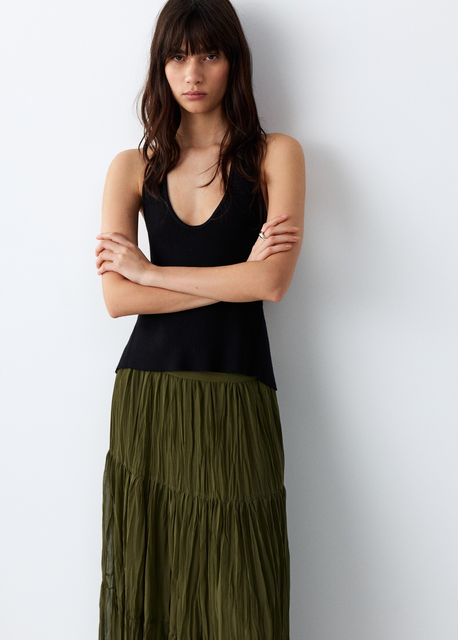 Flowy long skirt - Details of the article 1