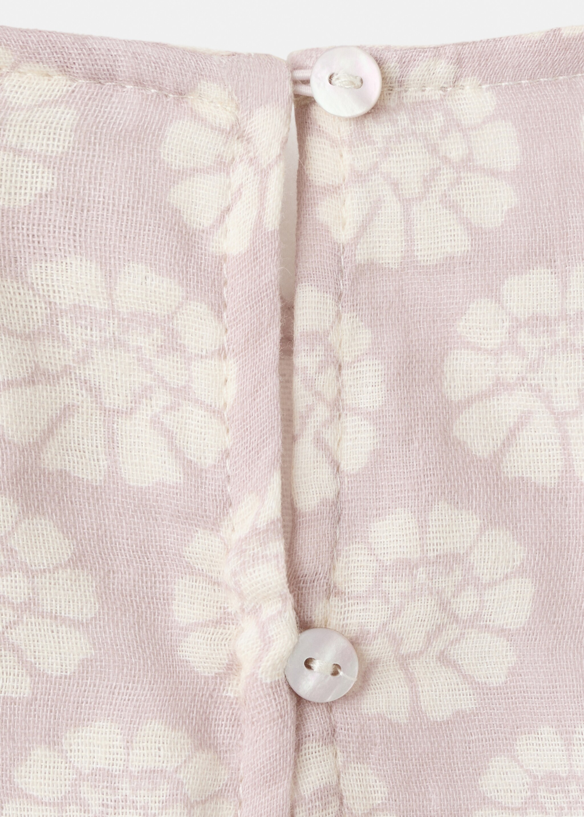 Short floral-print dress - Details of the article 0, Pink. Ref: 27063736-00.