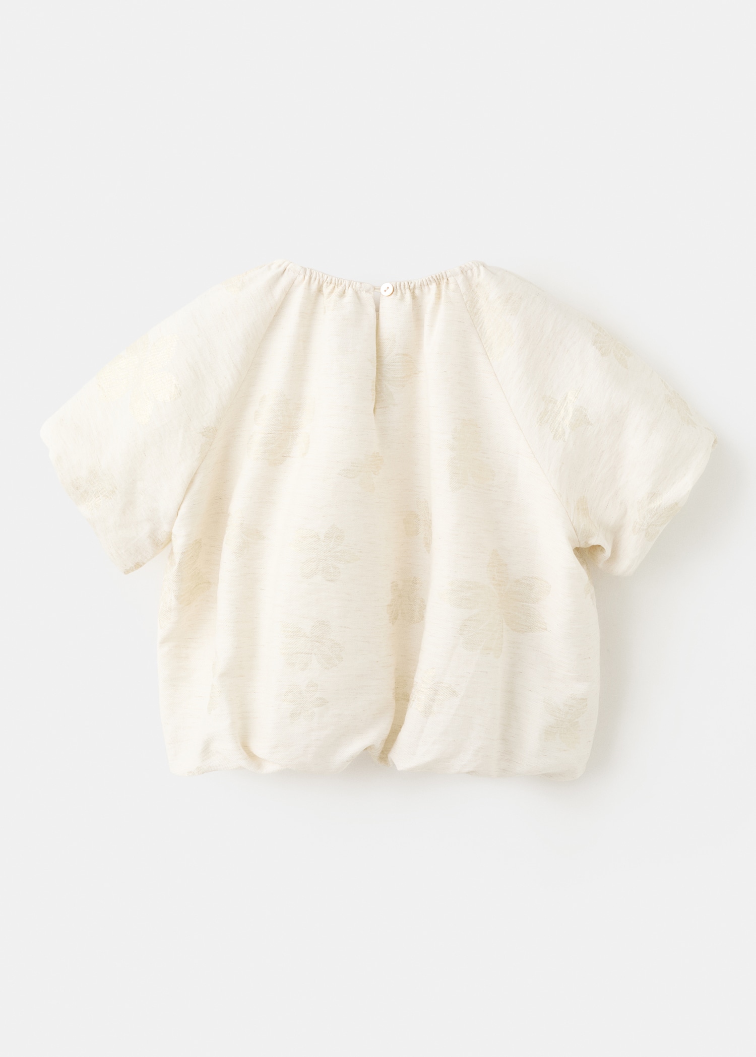 Printed crop blouse - Reverse of the article