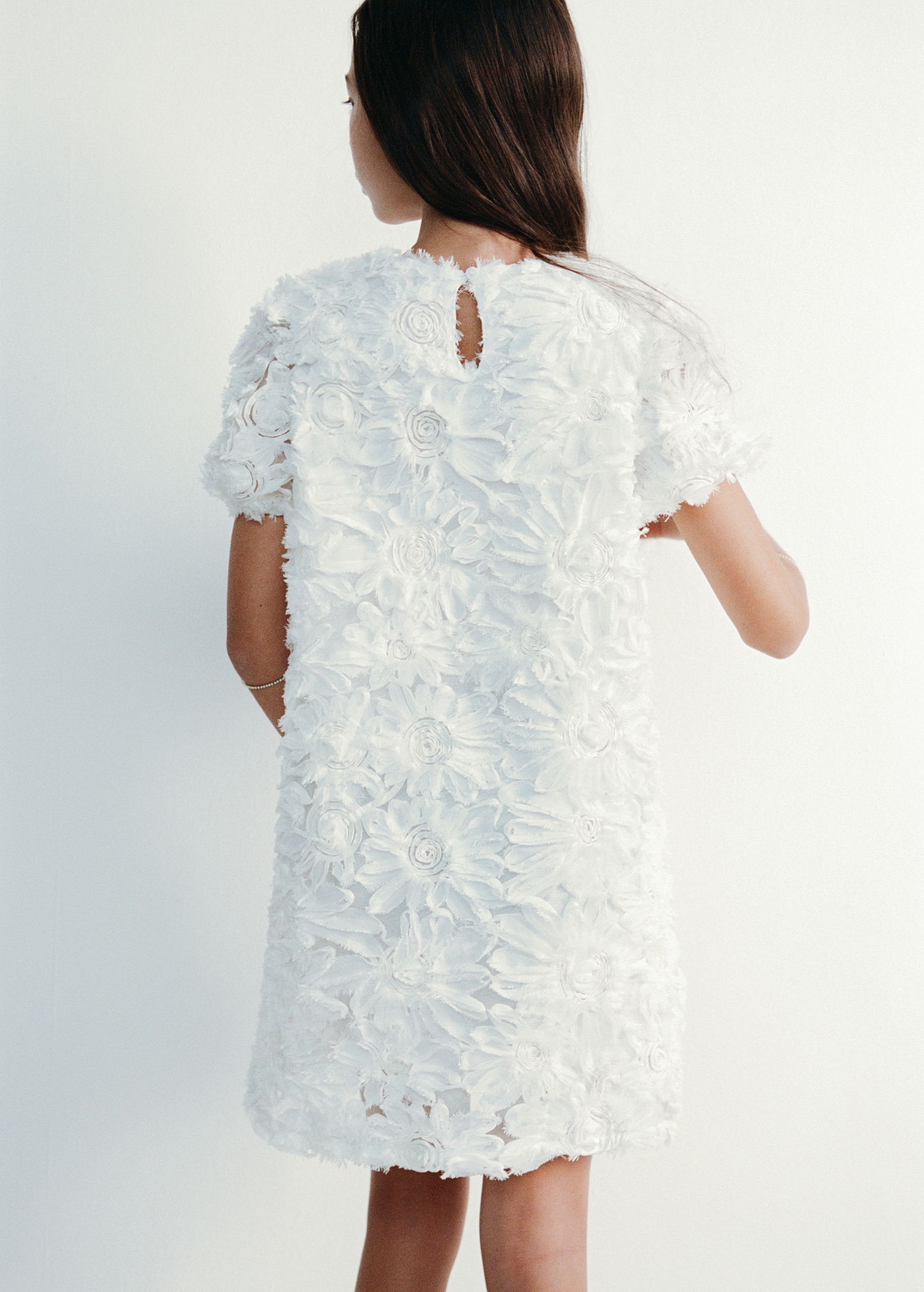 Robe tulle fleurs brodées - Détail de l'article 6