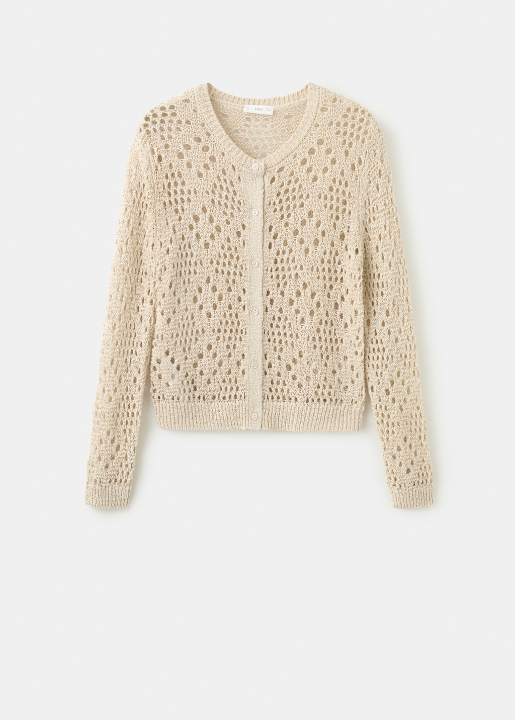 Openwork knit cardigan - Teen | MANGO USA