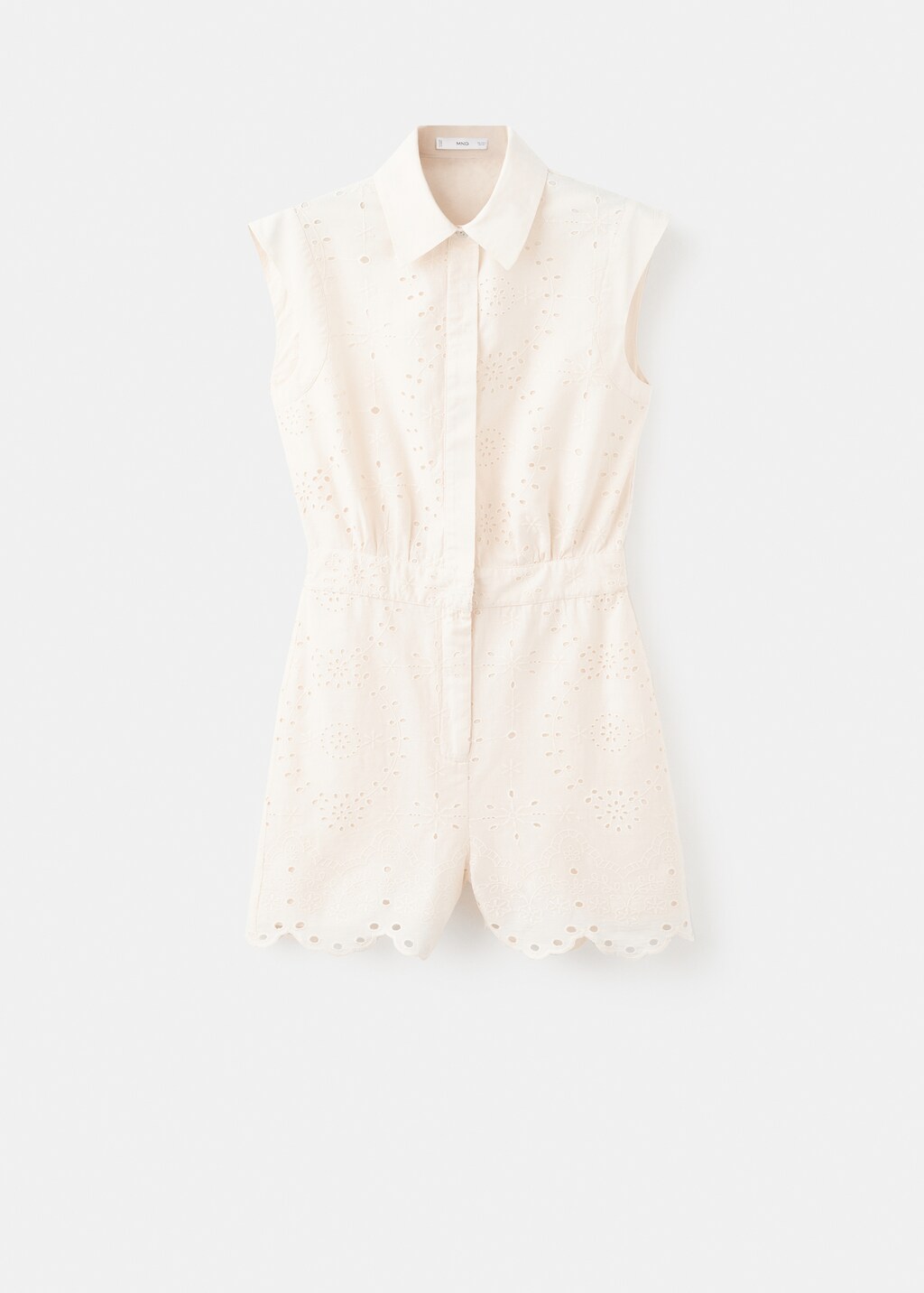 Embroidered cutwork romper - image 5