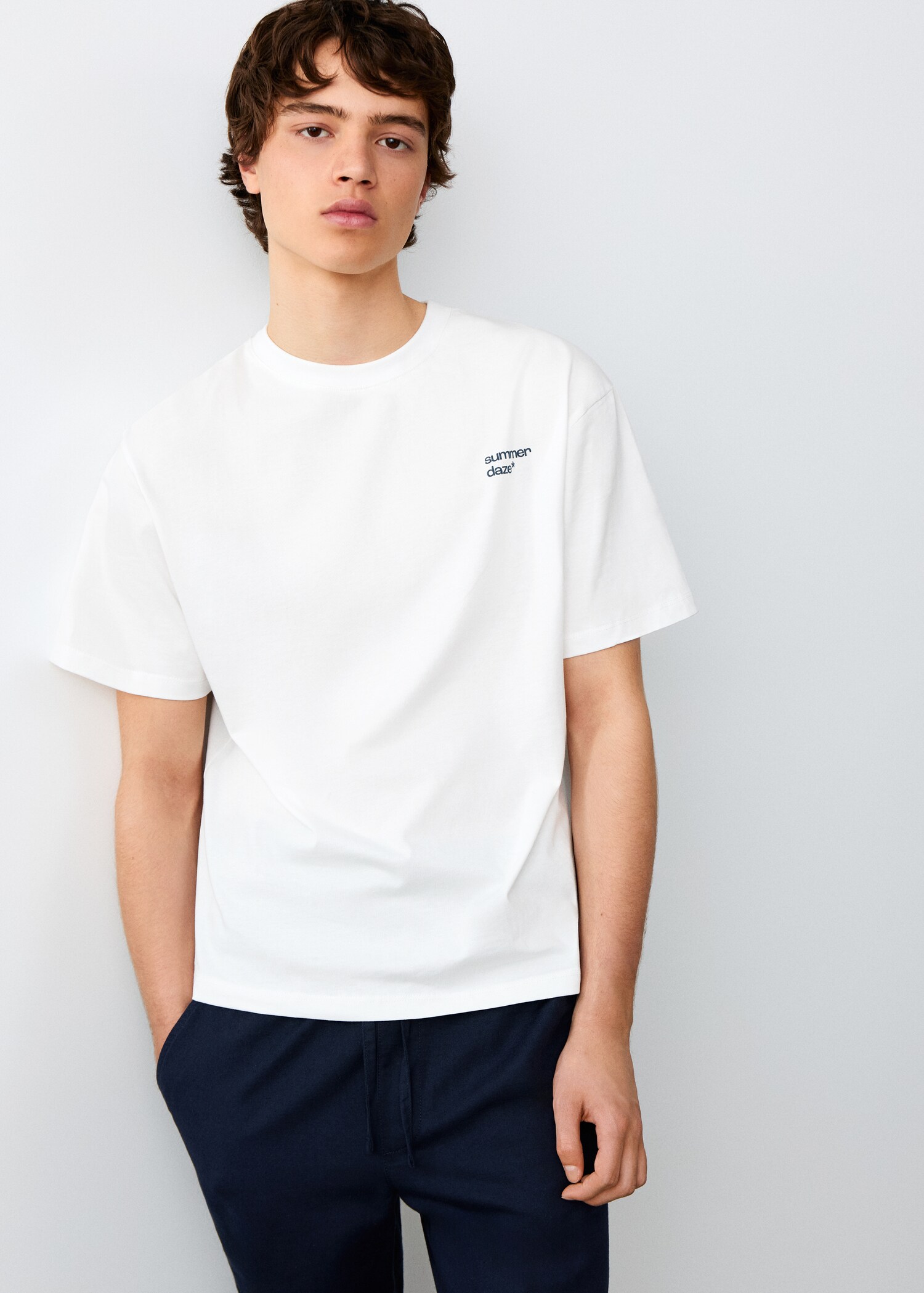 T-shirt imprimé manches courtes - Plan moyen