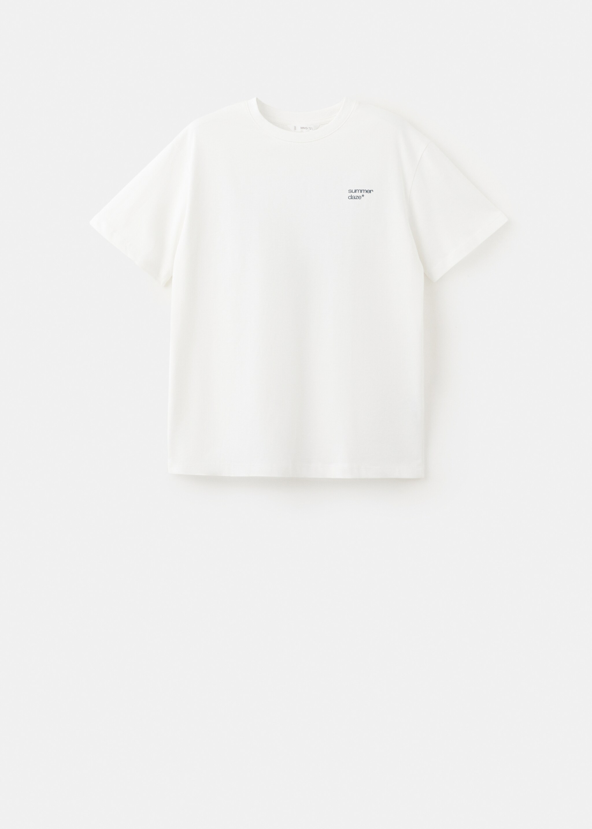 Camiseta estampada manga corta - Artículo sin modelo, Blanco roto. Ref: 27064050-00.