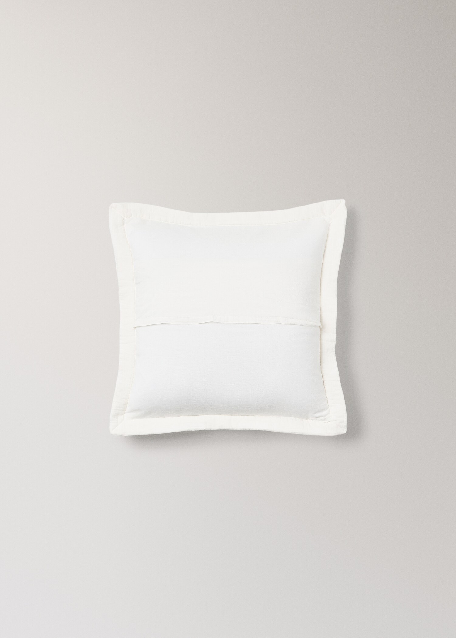 Funda cojín infantil algodón pespunte cuadros - Detalle del artículo 1