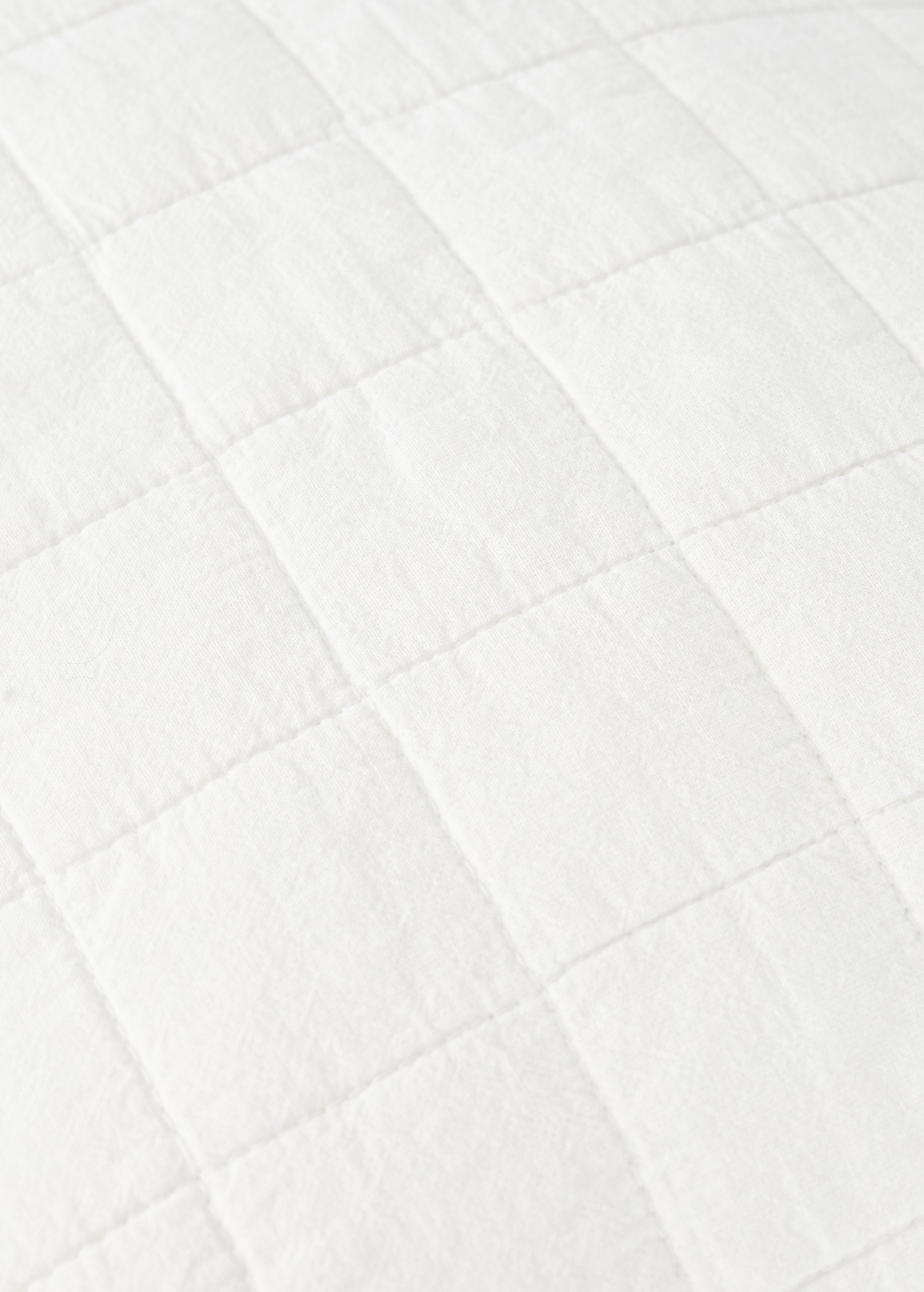 Funda cojín infantil algodón pespunte cuadros - Detalle del artículo 2