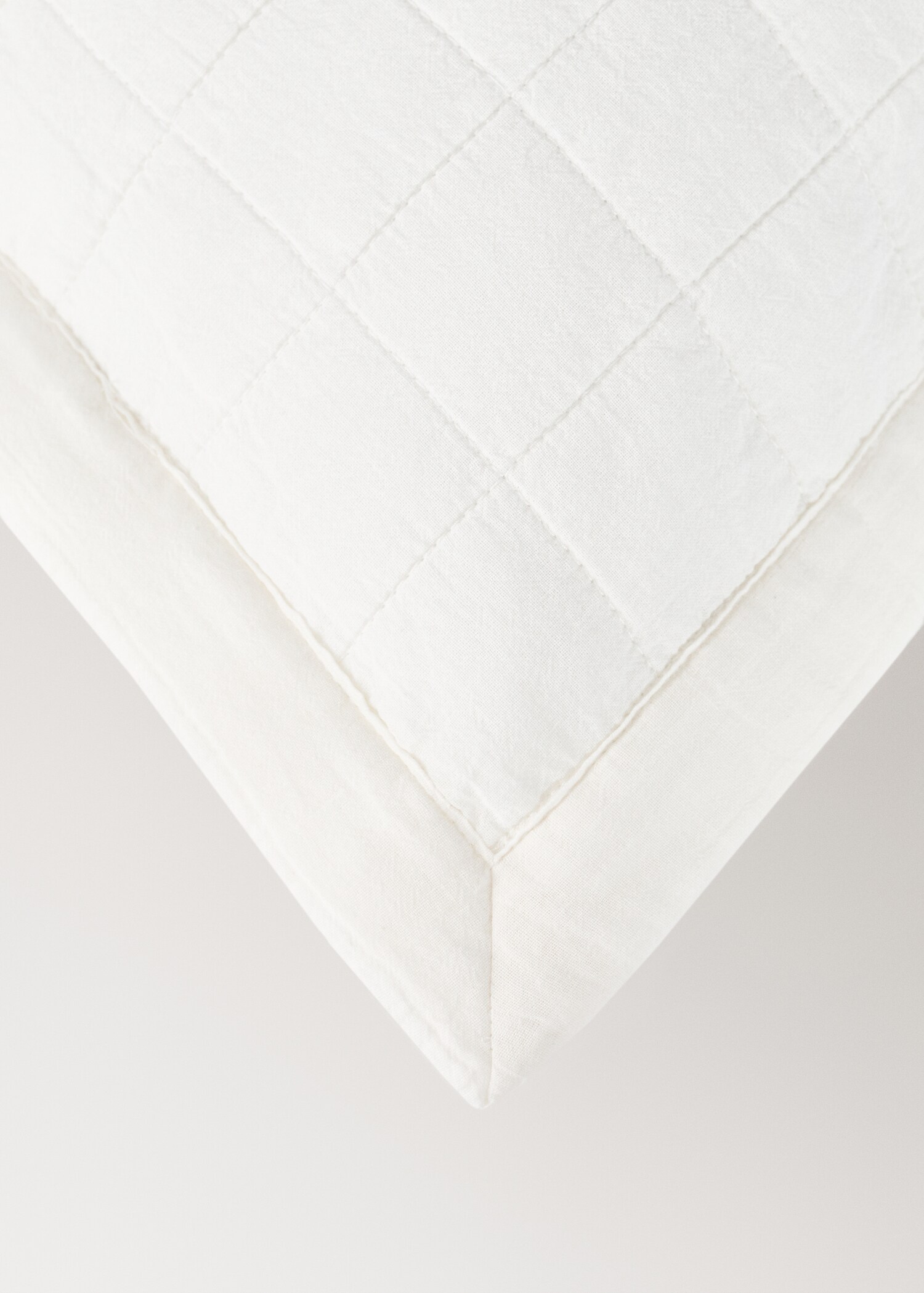 Funda cojín infantil algodón pespunte cuadros - Detalle del artículo 3