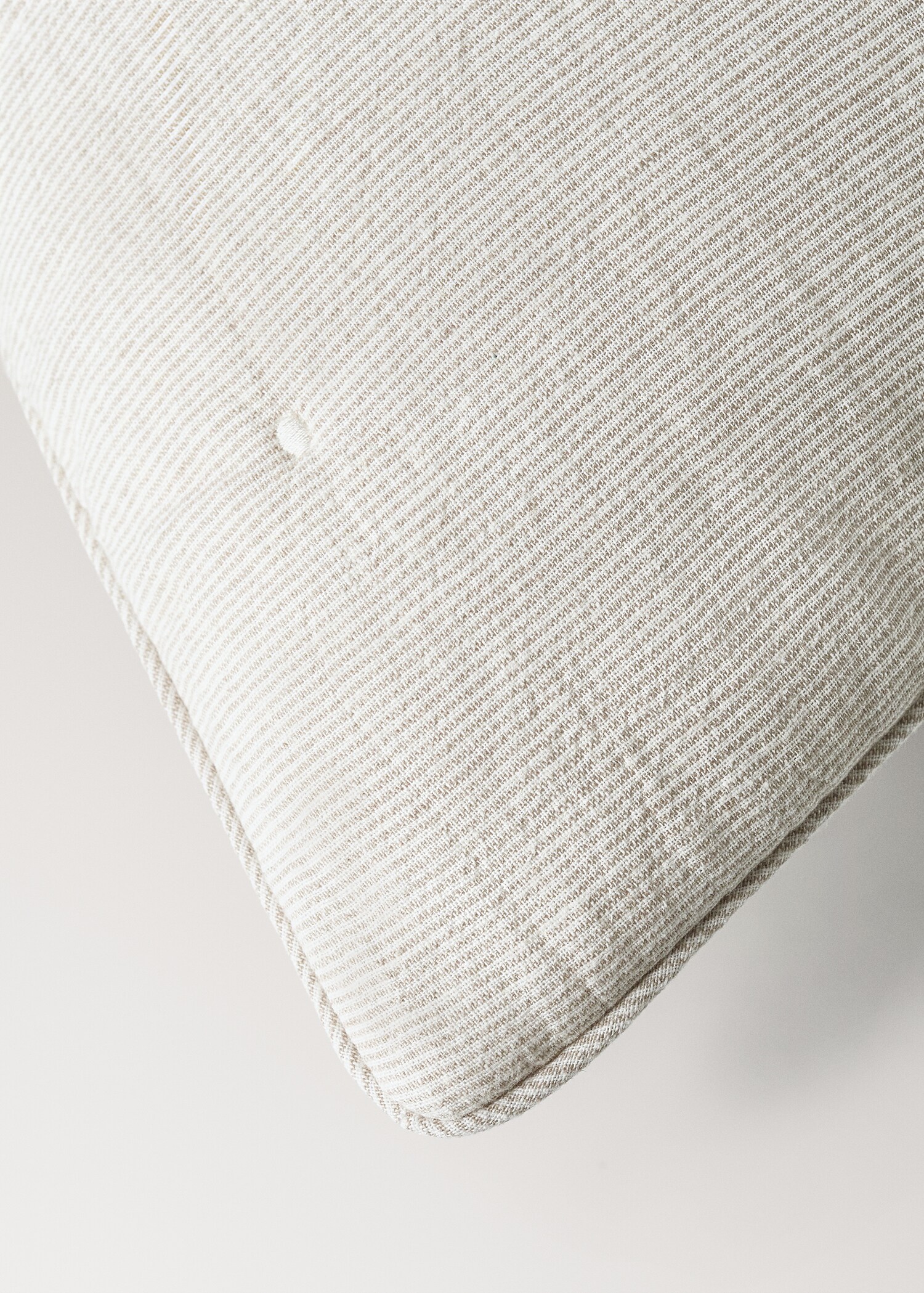 Children's cushion cover in cotton-linen with stripes 30x40cm - Details of the article 1