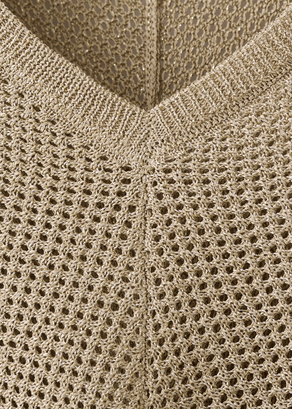 Mango V-neck knit top