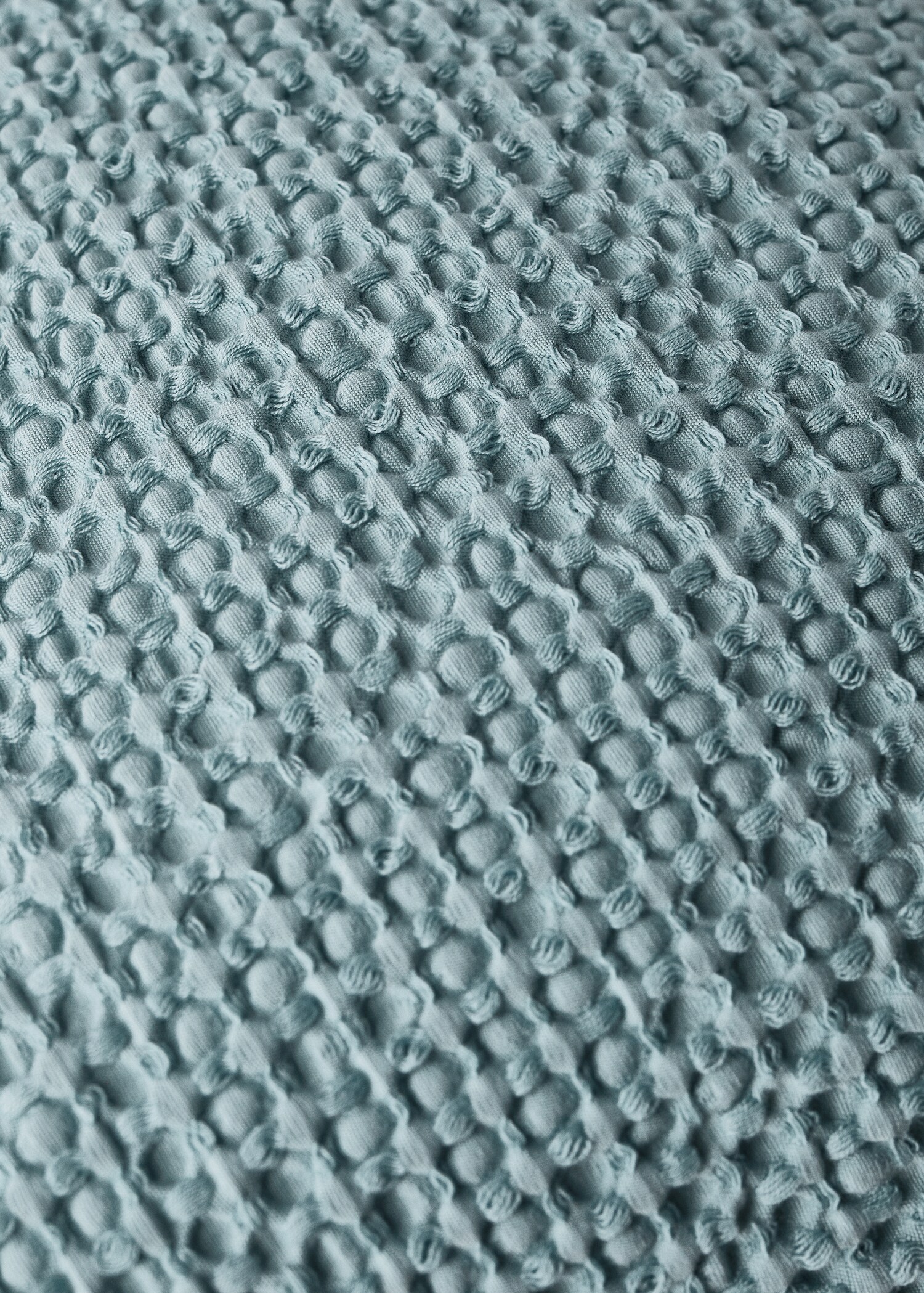 Children’s waffle-cotton garment-dyed cushion cover  40x40cm - Details of the article 3
