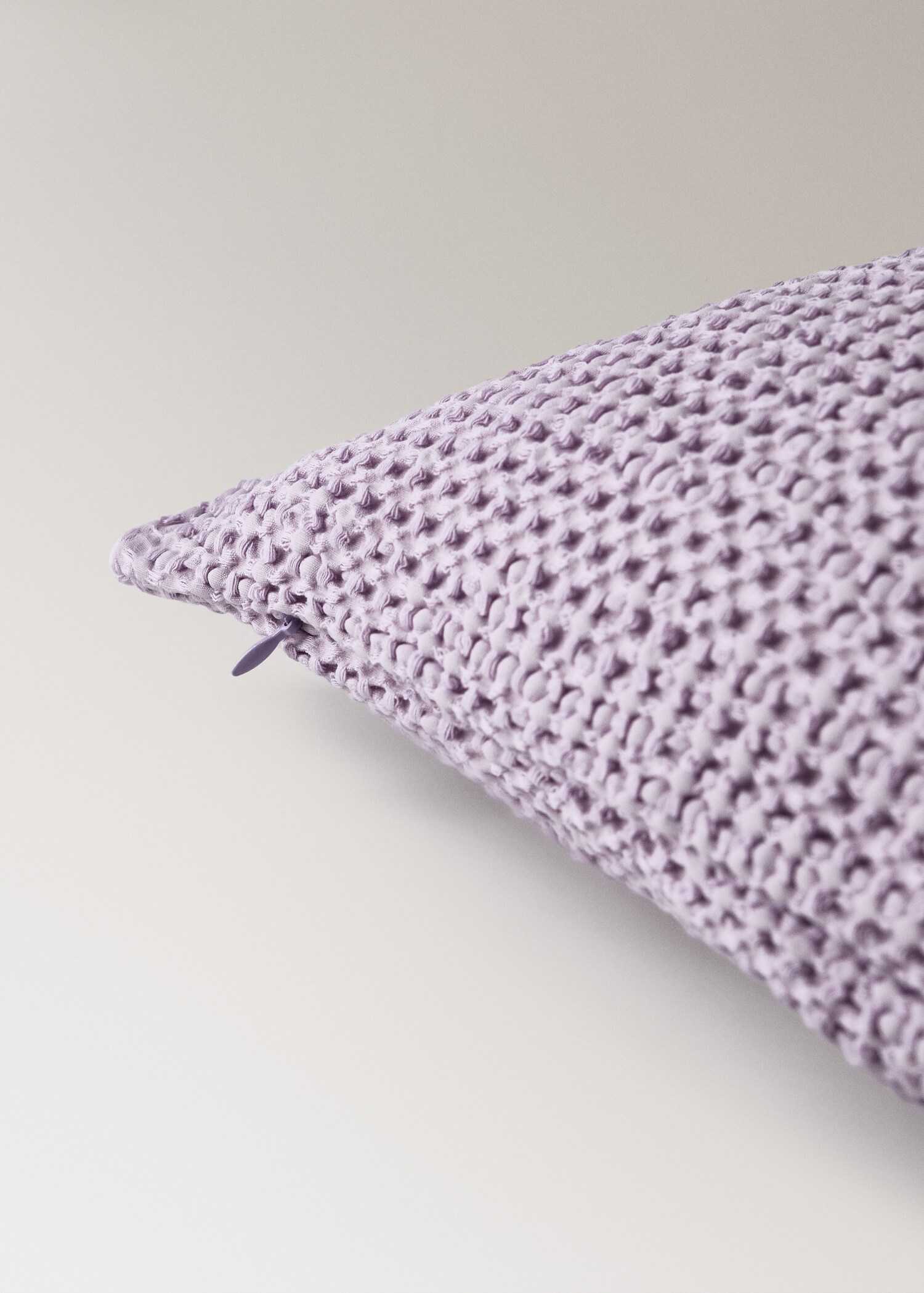 Children’s waffle-cotton garment-dyed cushion cover  40x40cm - Details of the article 3