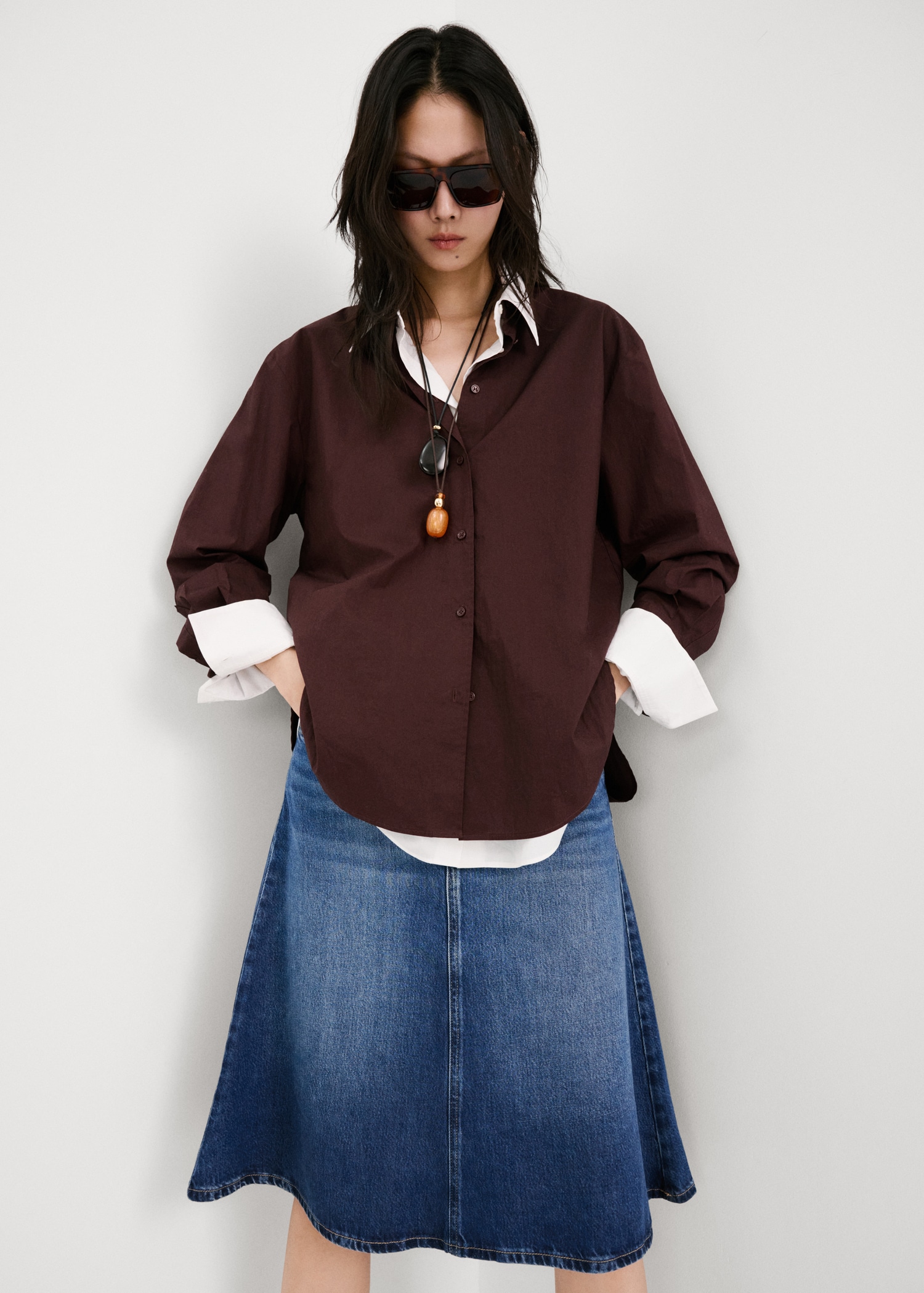 Jupe midi denim - Détail de l'article 6