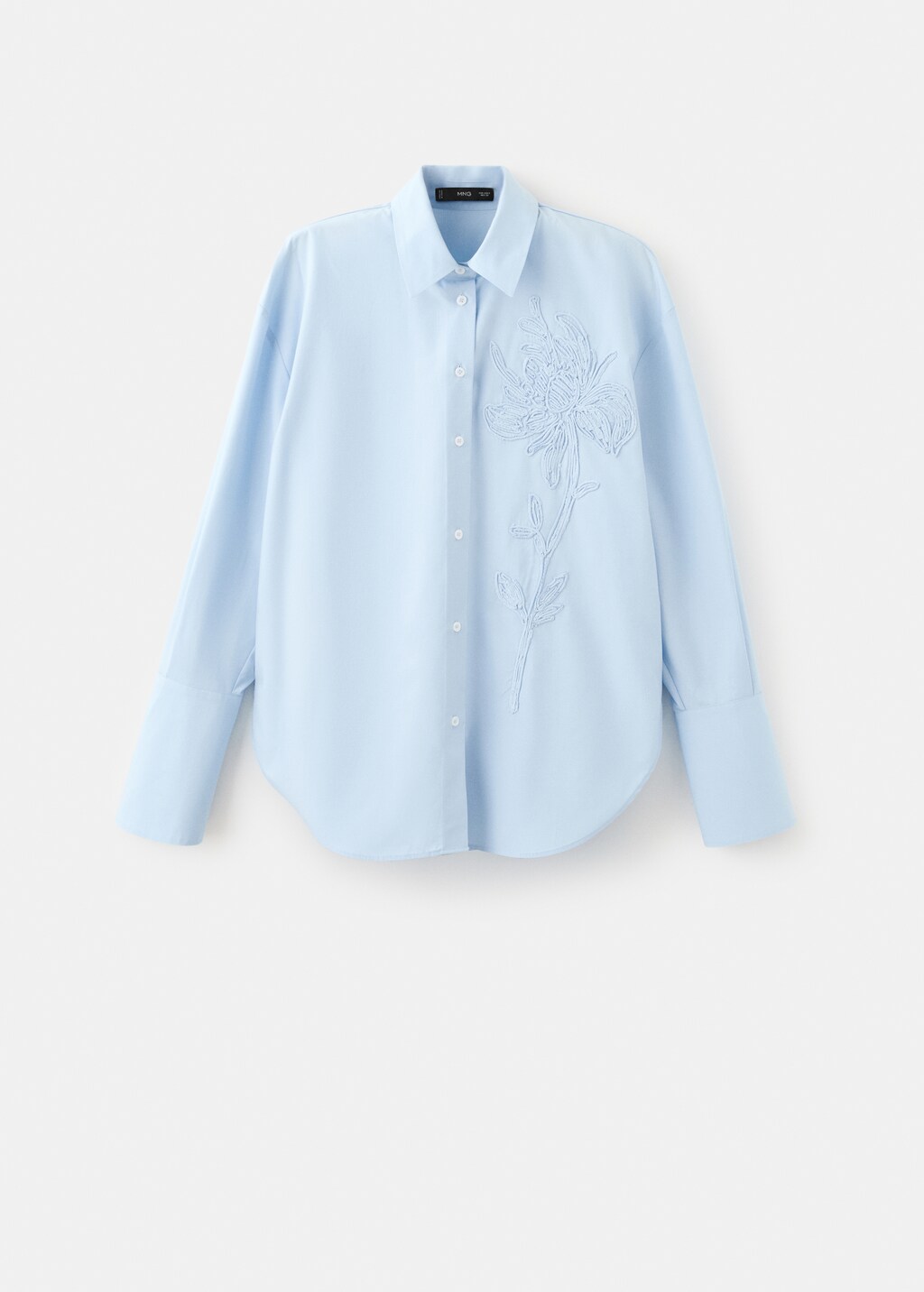 Floral embroidered shirt - image 5