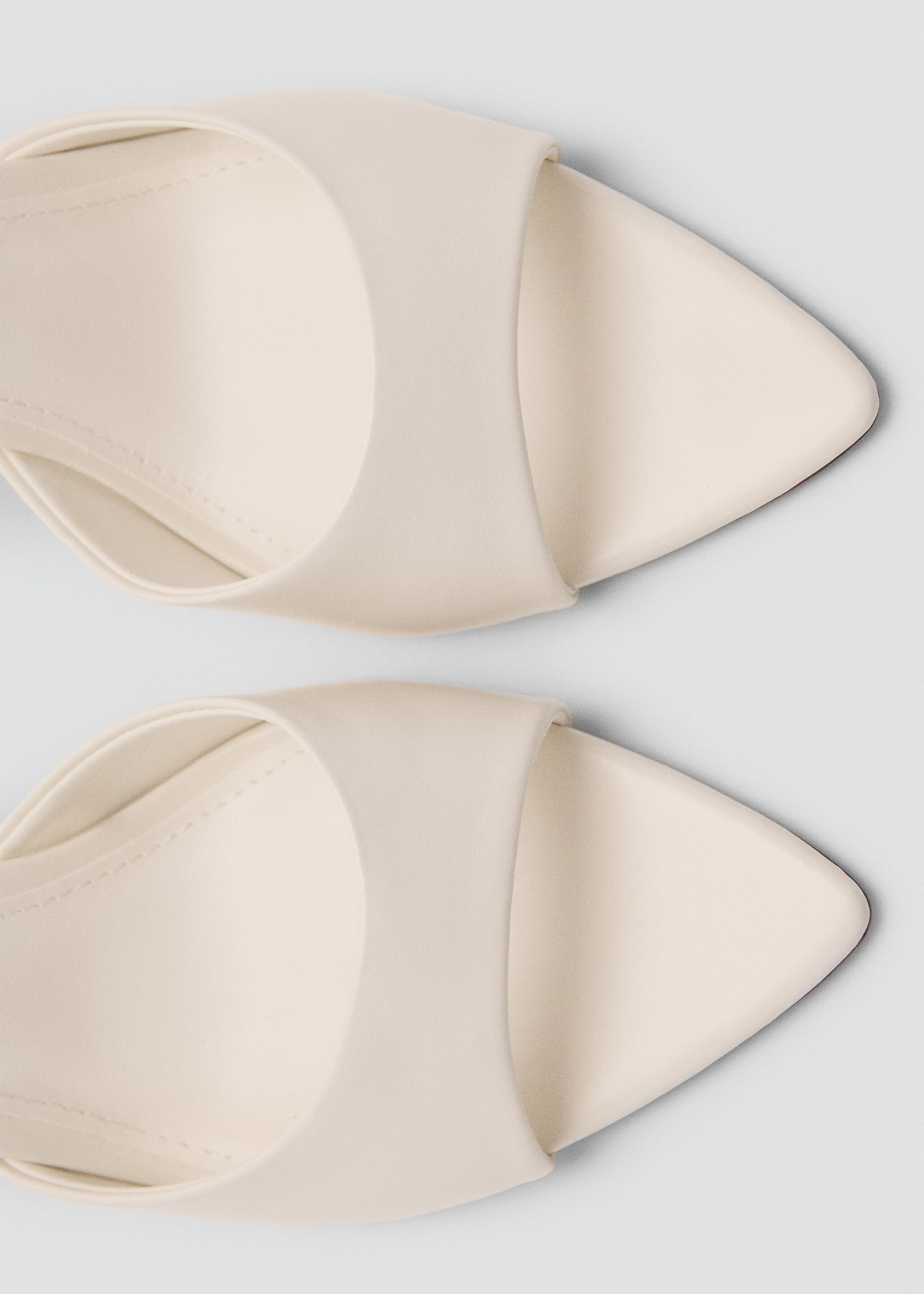 Sandales pointues à talon - Détail de l'article 3, Écru. Ref: 27064083-00.