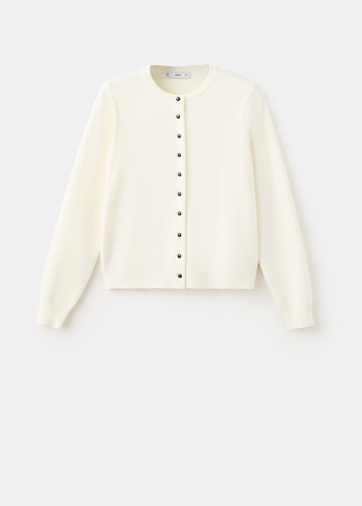 Cardigan de malha com botões - Artigo sem modelo