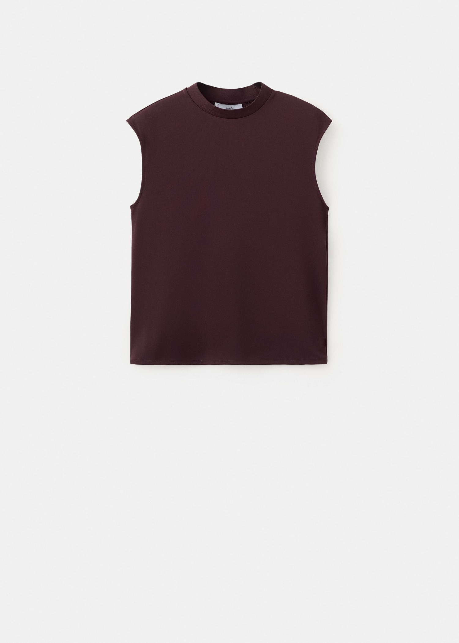 Top en maille fine col perkins - Article sans modèle